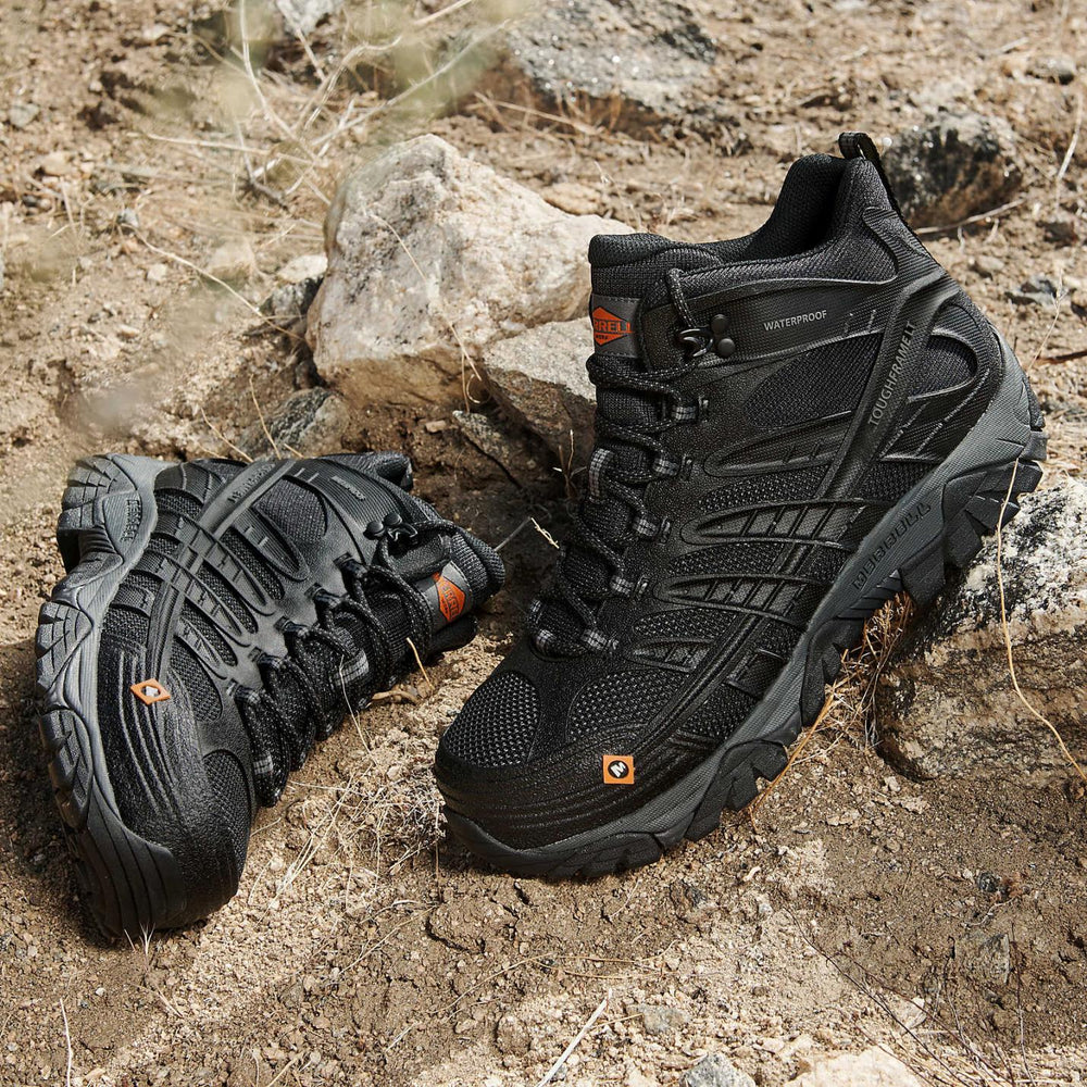 Men Moab Velocity Mid Waterproof Carbon Fiber Castle Rock | Merrell Boots