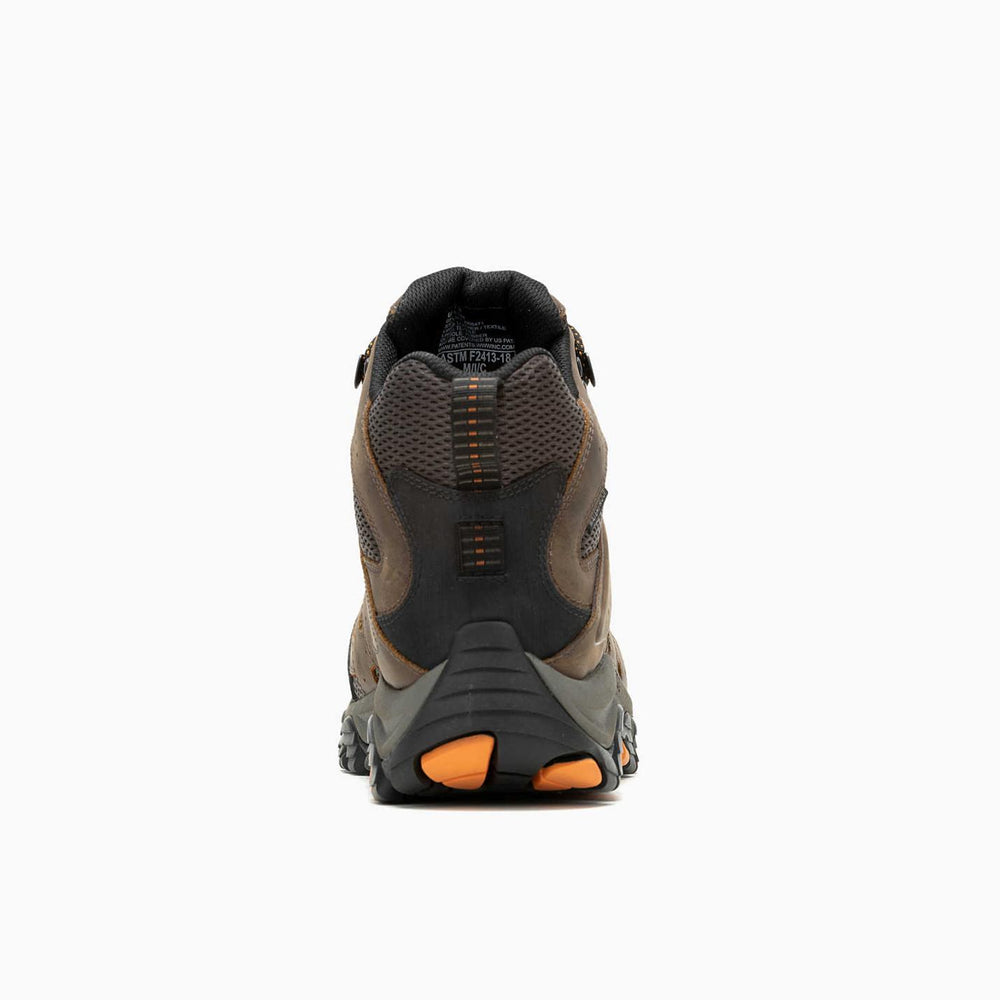 Men Moab Vertex 2 Mid Waterproof Carbon Fiber Work Boot Earth | Merrell Boots