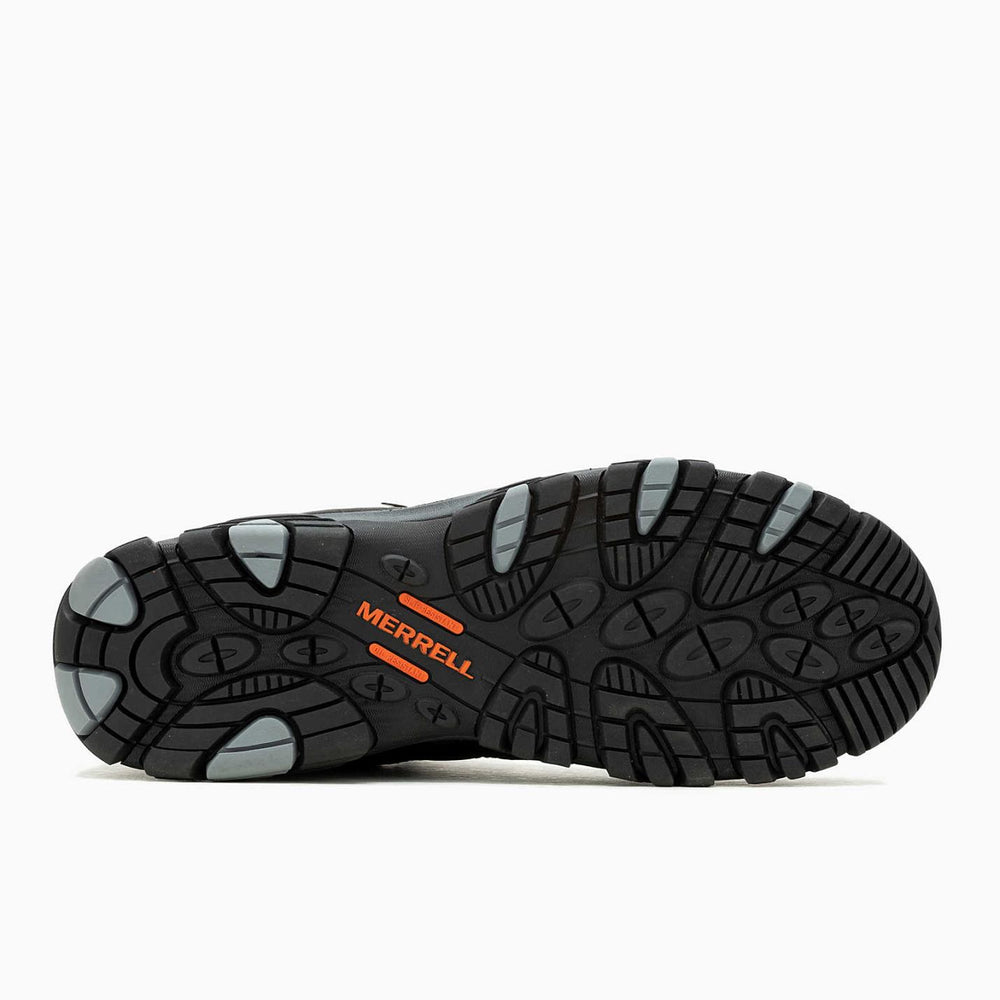 Men Moab Vertex 2 Mid Waterproof Carbon Fiber Work Boot Wide Width Black/granite | Merrell Boots