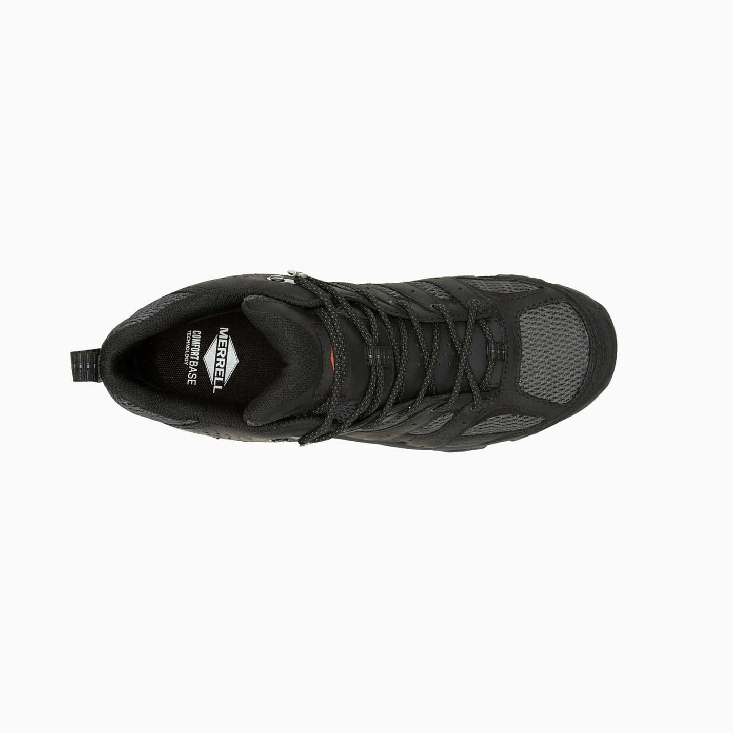 Men Moab Vertex 2 Mid Waterproof Carbon Fiber Work Boot Wide Width Black/granite | Merrell Boots