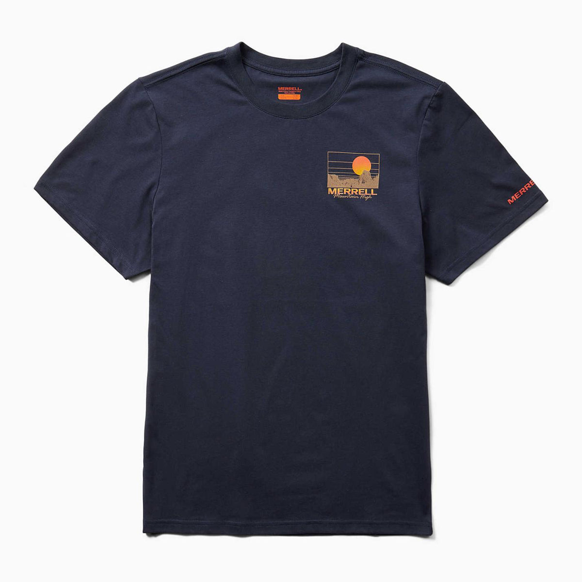 Men Mono Mountain Tee Navy | Merrell Tops