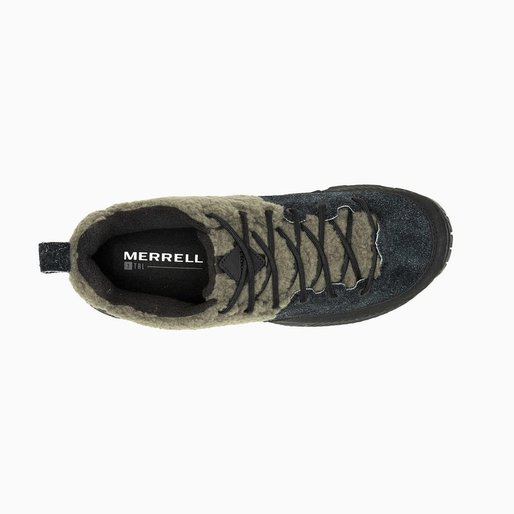 Men Mqm Ace Fleece 1trl Black/olive | Merrell Sneakers