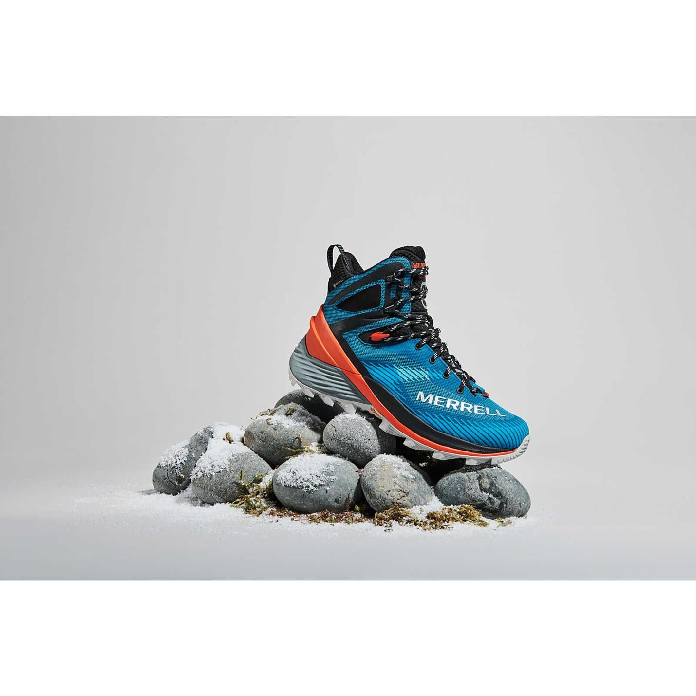 Men Mtl Thermo Rogue 4 Mid Gore-Tex® Tahoe/tangerine | Merrell Winter Boots