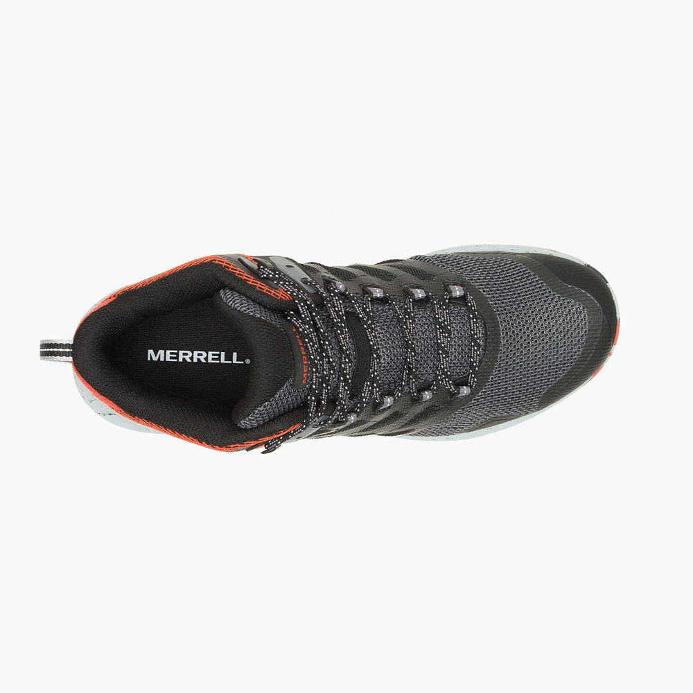Men Nova 3 Mid Gore-Tex® Wide Width Black/tangerine | Merrell Wide Widths