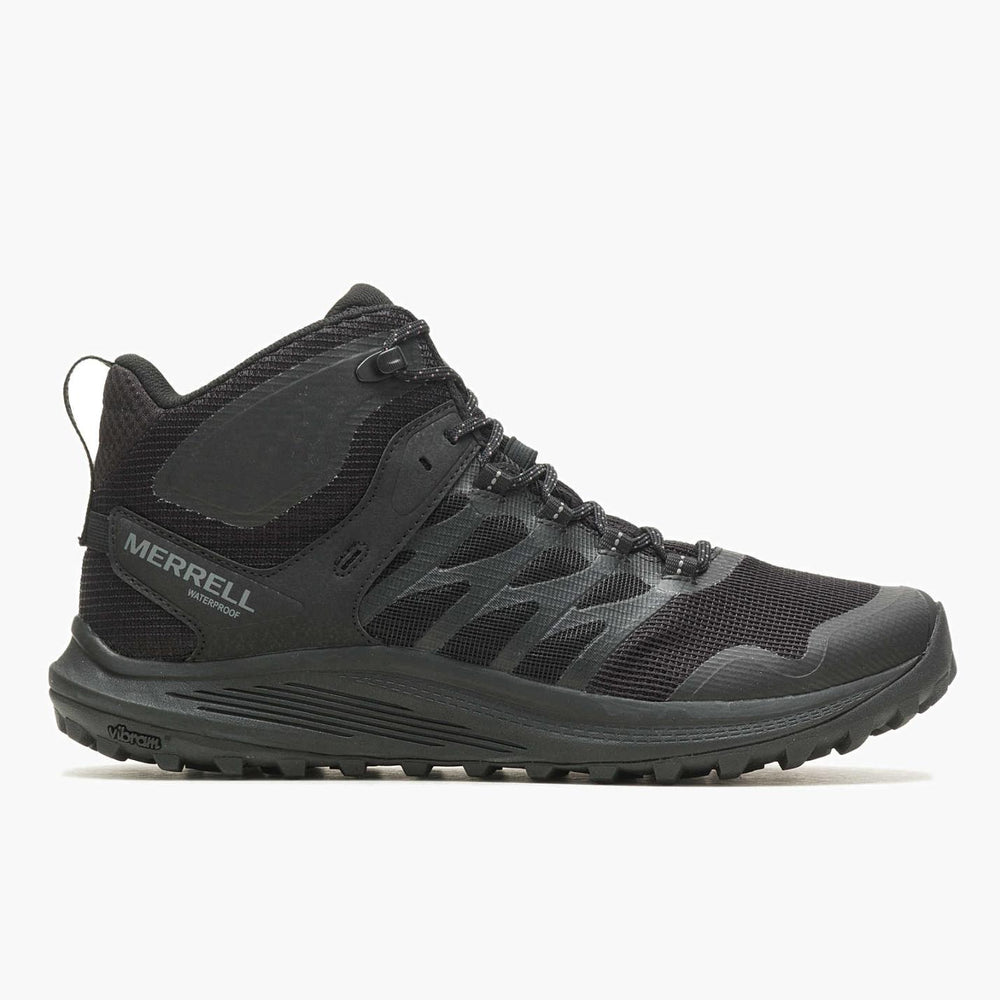 Men Nova 3 Mid Tactical Waterproof Boot Black/charcoal | Merrell Boots