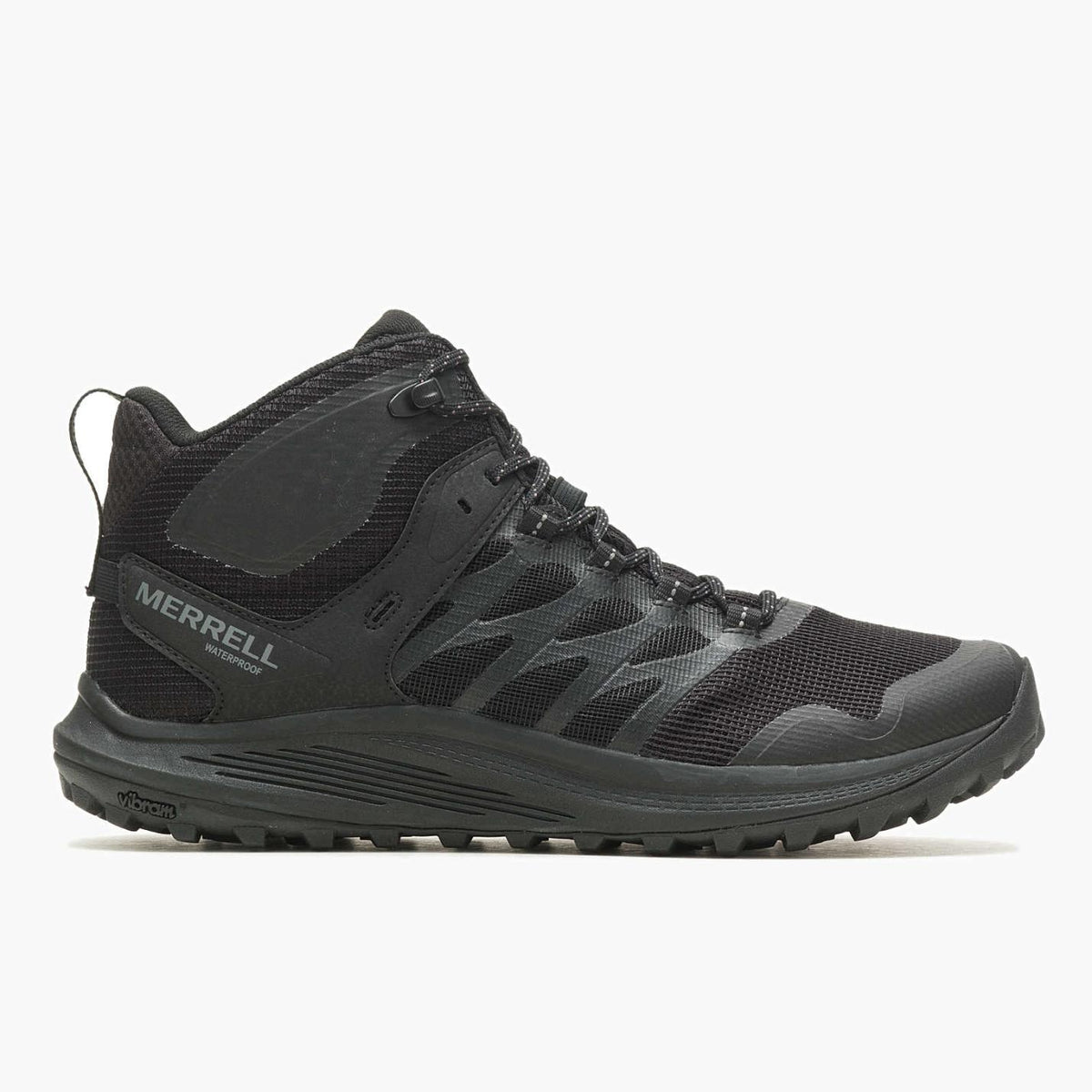 Men Nova 3 Mid Tactical Waterproof Boot Black/charcoal | Merrell Boots