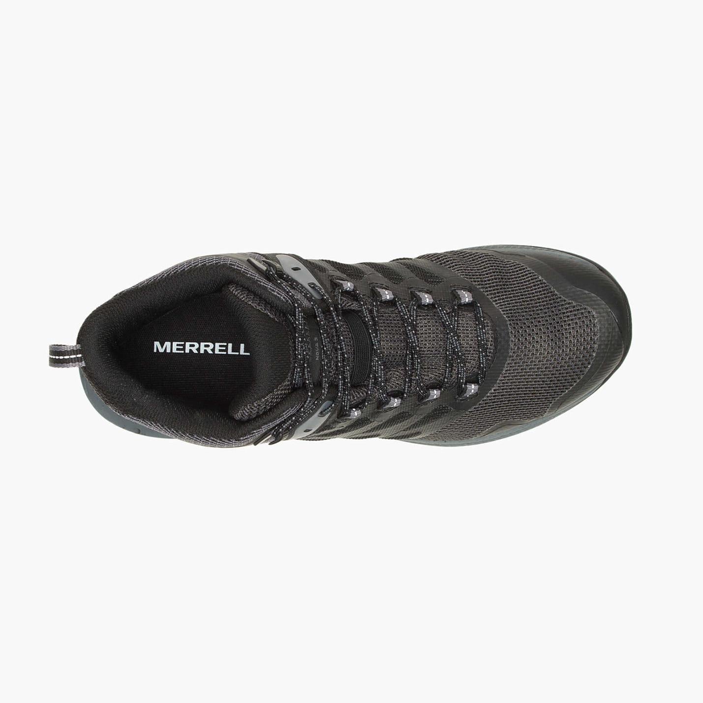 Men Nova 3 Mid Waterproof Black | Merrell Boots