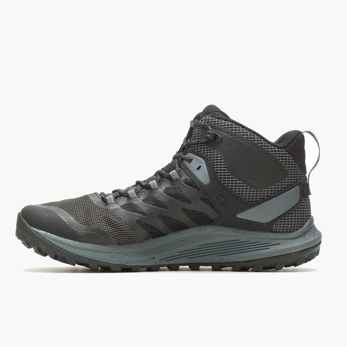 Men Nova 3 Mid Waterproof Black | Merrell Boots