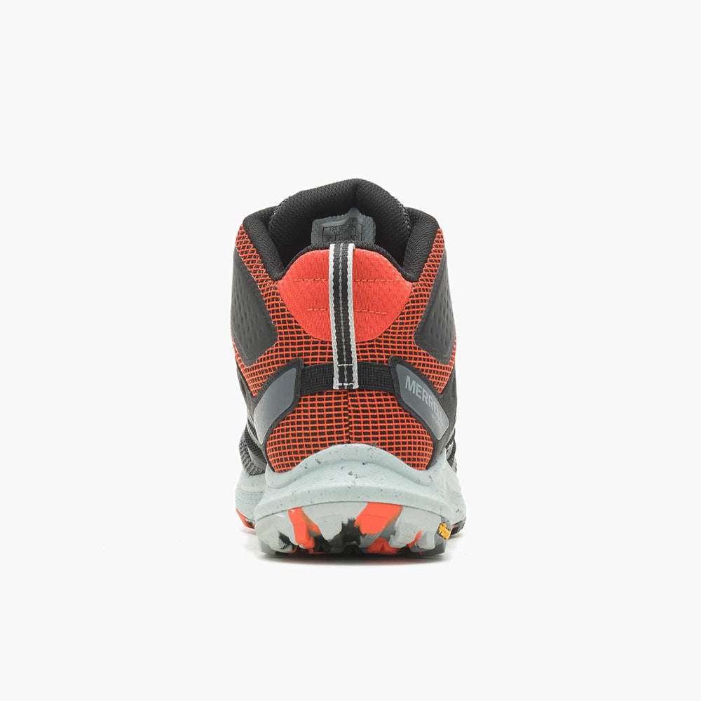 Men Nova 3 Mid Waterproof Black/tangerine | Merrell Boots