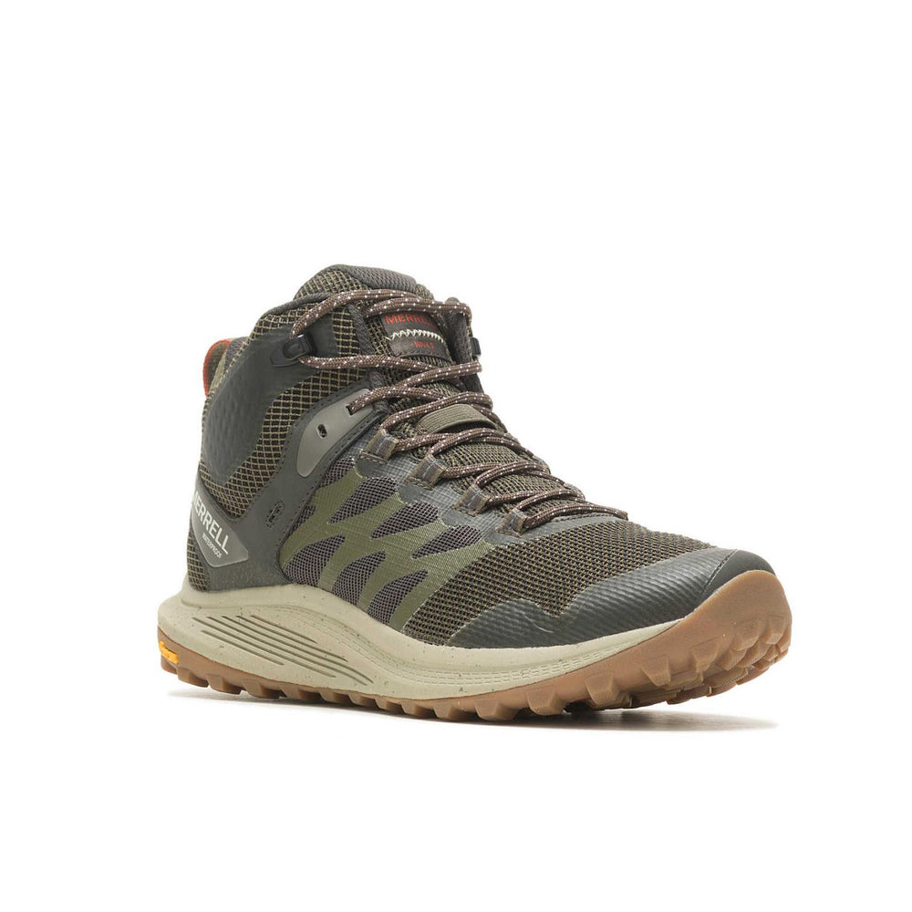 Men Nova 3 Mid Waterproof Olive | Merrell Boots