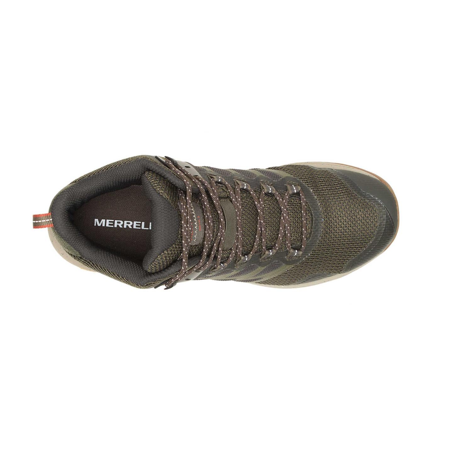 Men Nova 3 Mid Waterproof Olive | Merrell Boots