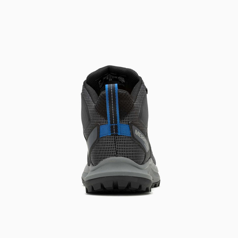 Men Nova Mid Waterproof Carbon Fiber Work Shoe Black | Merrell Boots