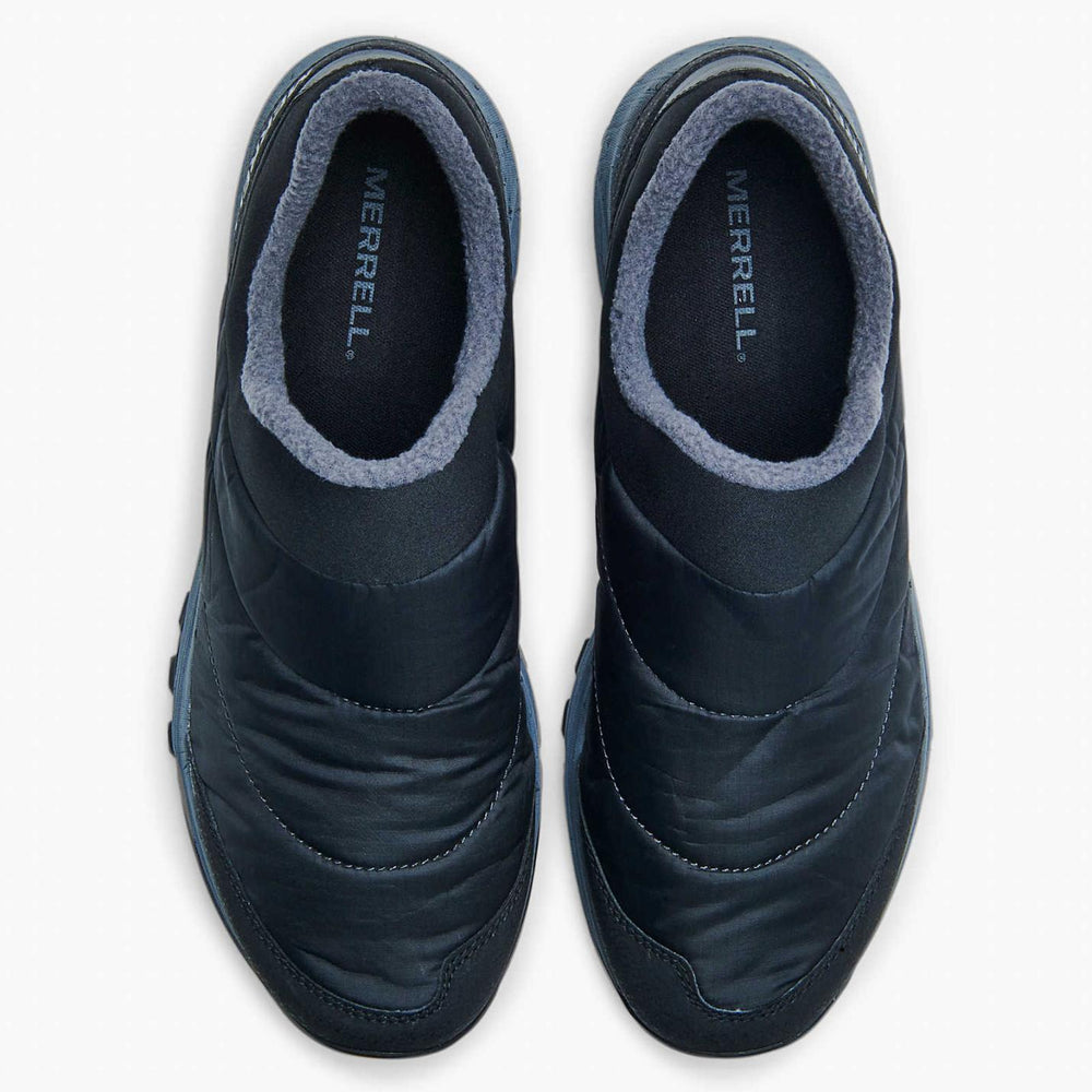 Men Nova Sneaker Moc Wide Width Black | Merrell Winter Boots