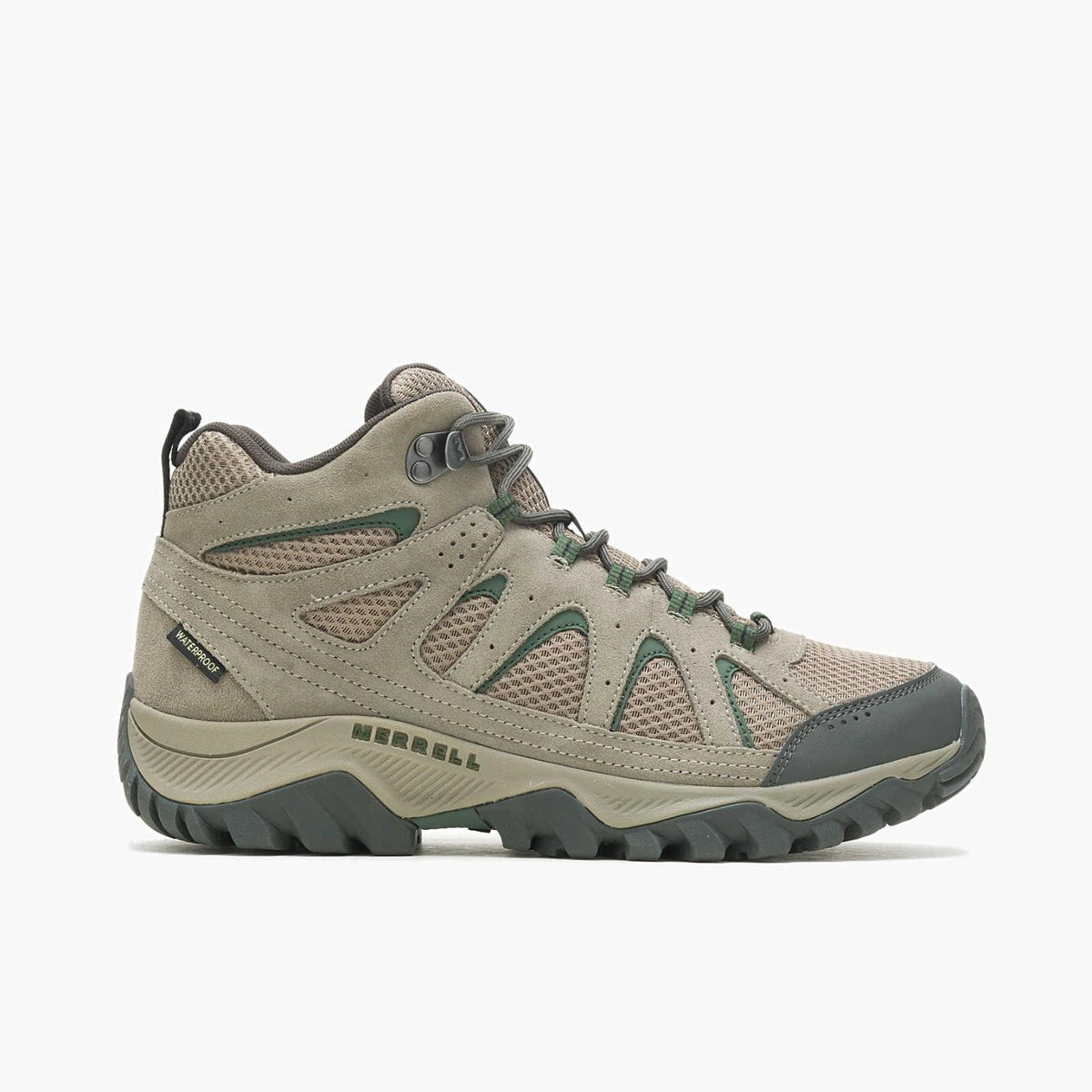 Men Oakcreek Mid Waterproof Boulder | Merrell Boots