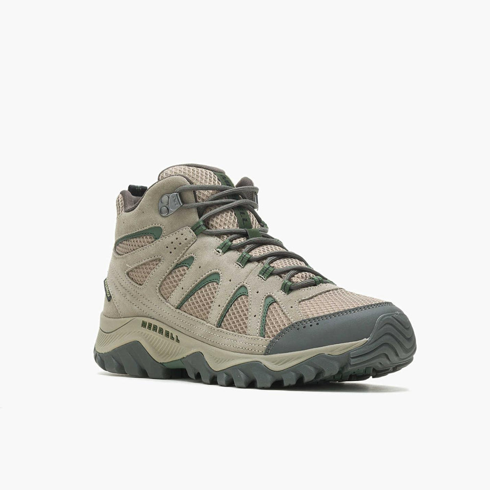 Men Oakcreek Mid Waterproof Boulder | Merrell Boots