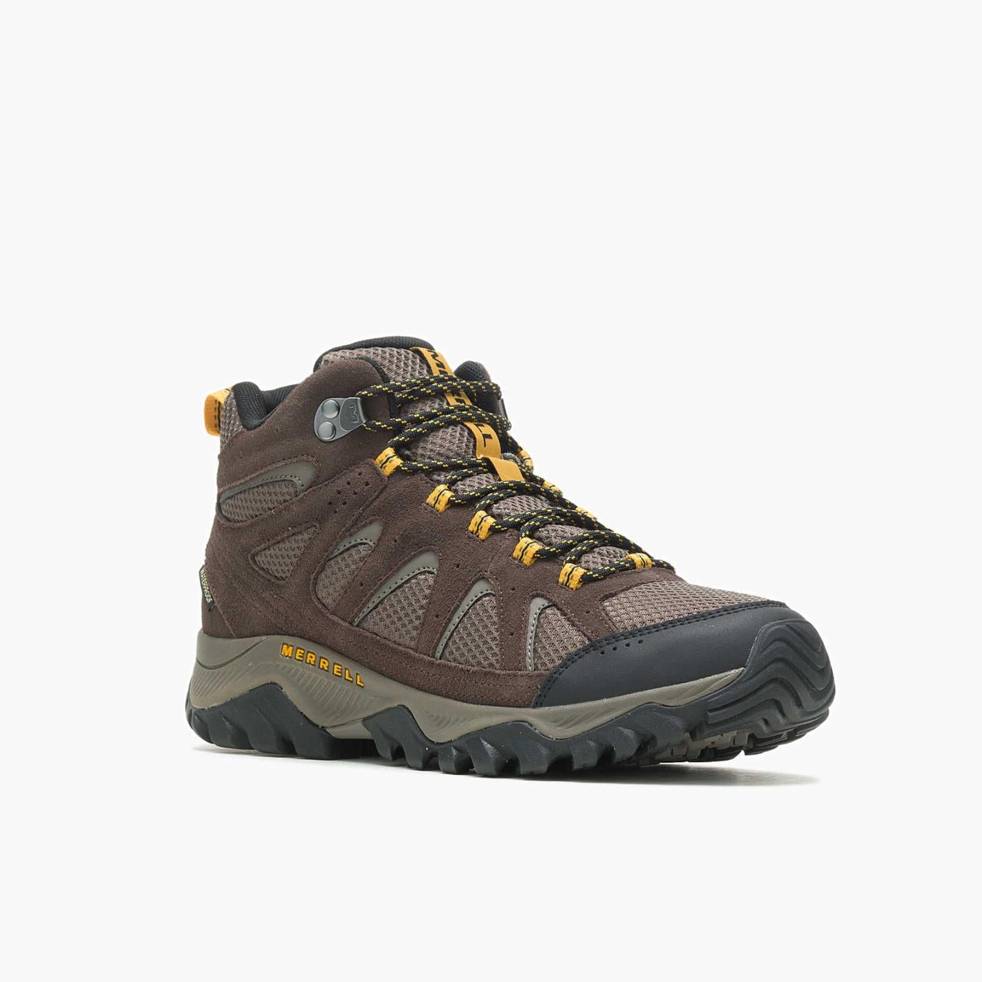 Men Oakcreek Mid Waterproof Espresso | Merrell Boots