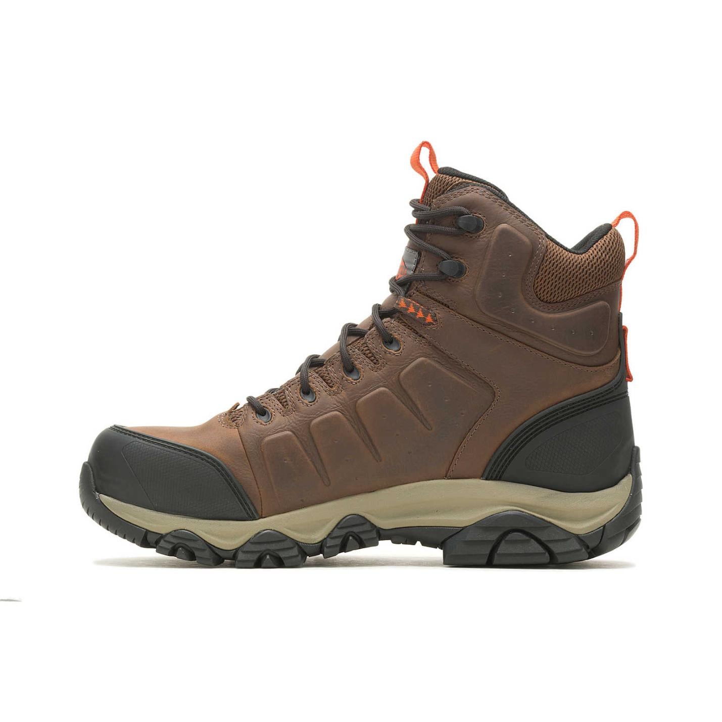 Men Phaserbound 2 Mid Waterproof Carbon Fiber Earth/orange | Merrell Boots