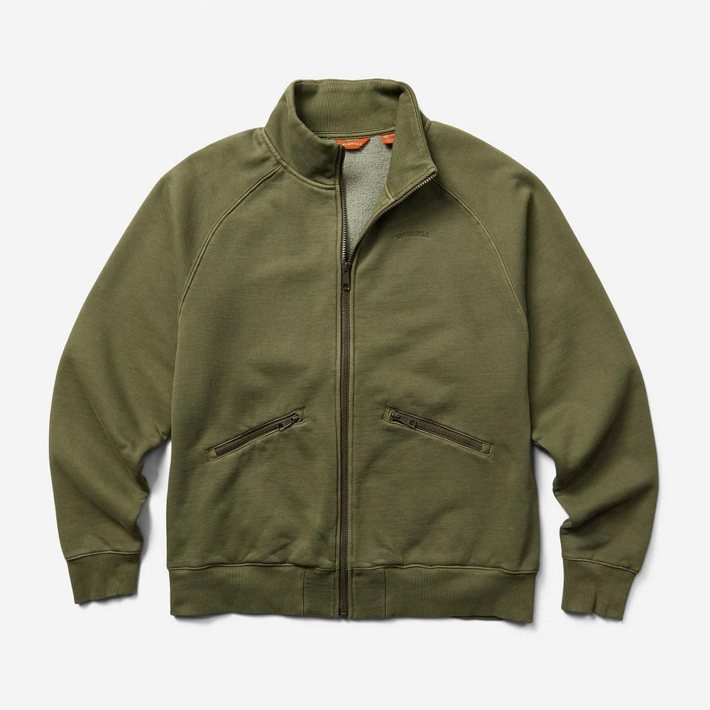 Men Scout Full Zip Dusty Olive | Merrell Tops