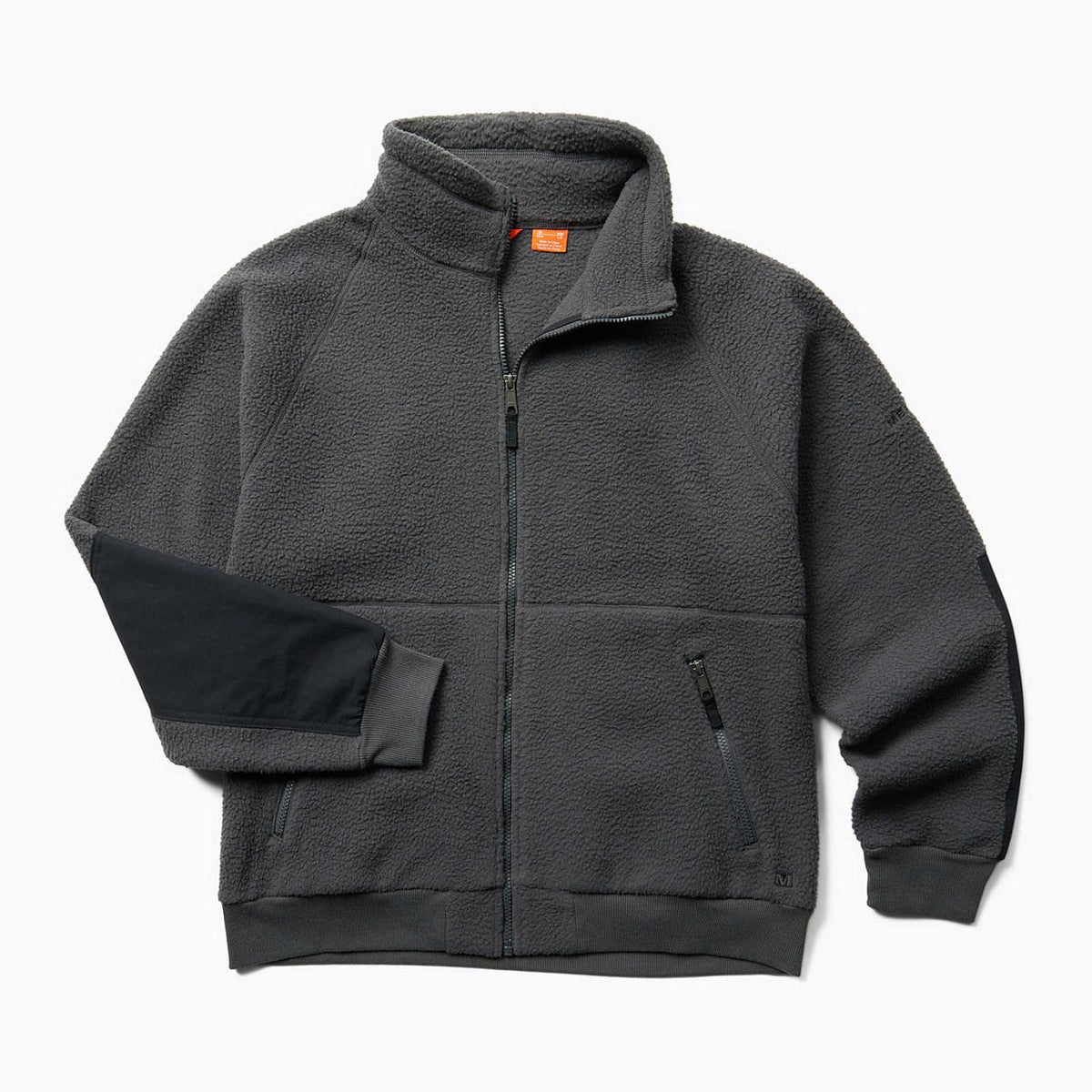 Men Sherpa Full Zip Asphalt | Merrell Outerwear