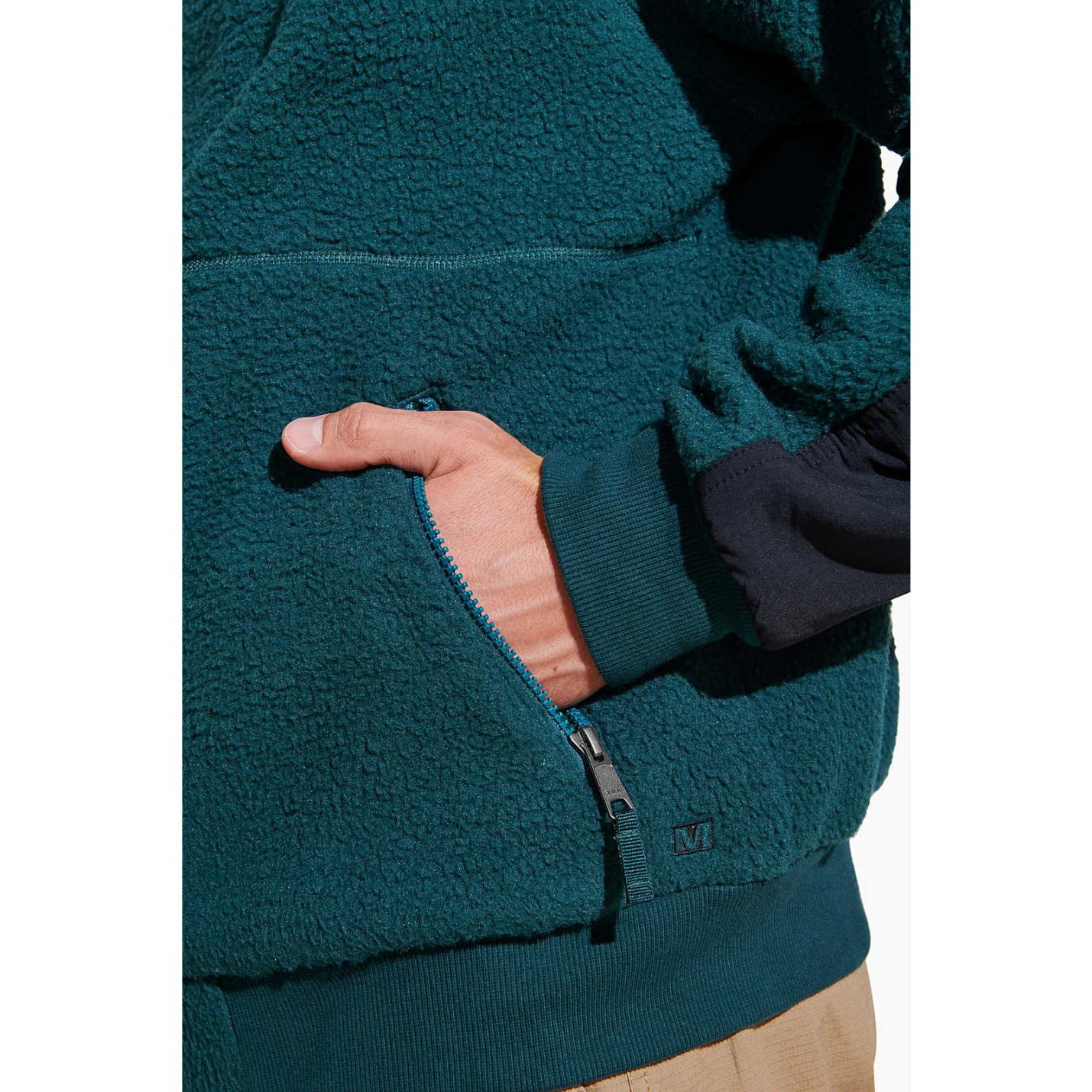 Men Sherpa Full Zip Sea Moss | Merrell Tops