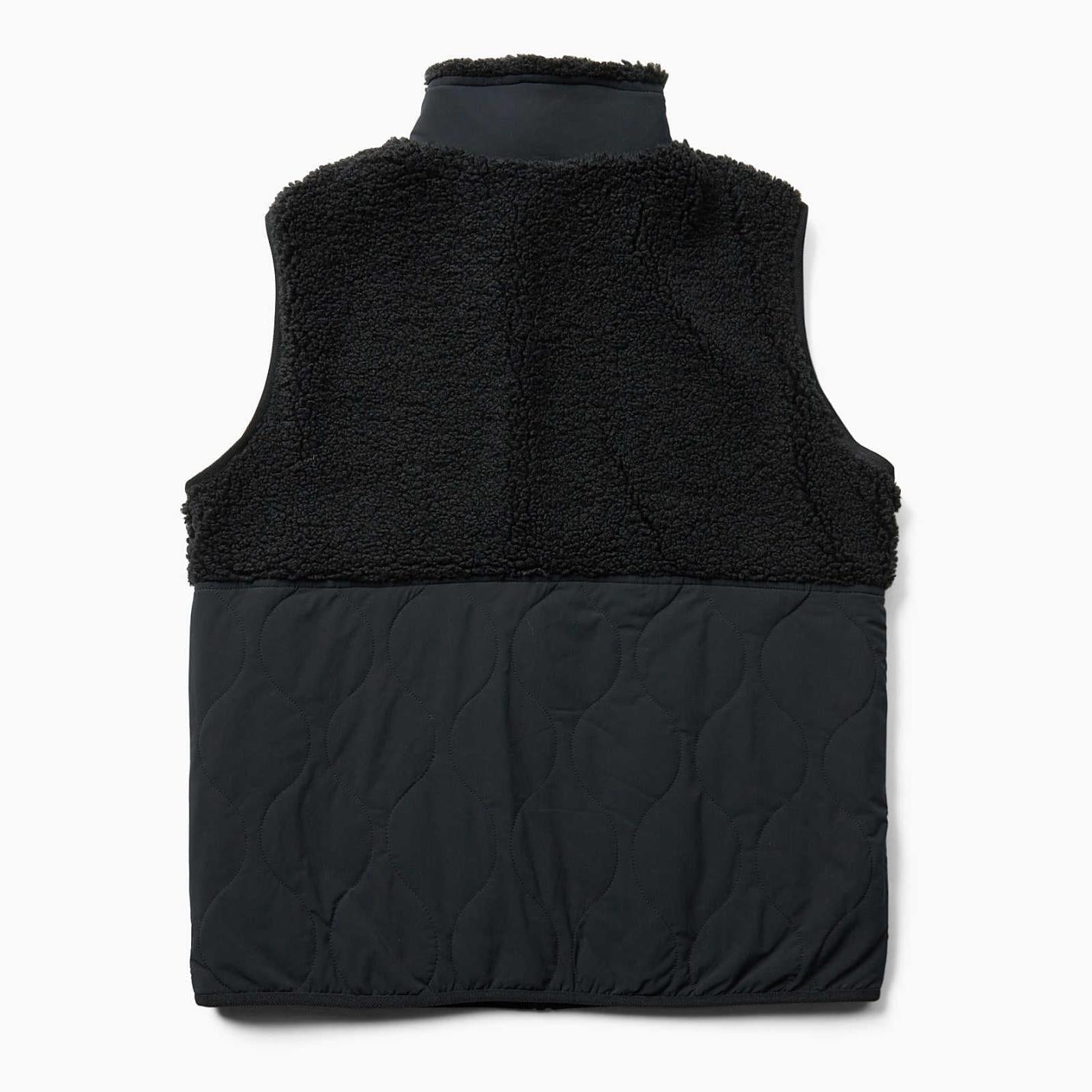 Men Sherpa Mixup Vest Black | Merrell Tops