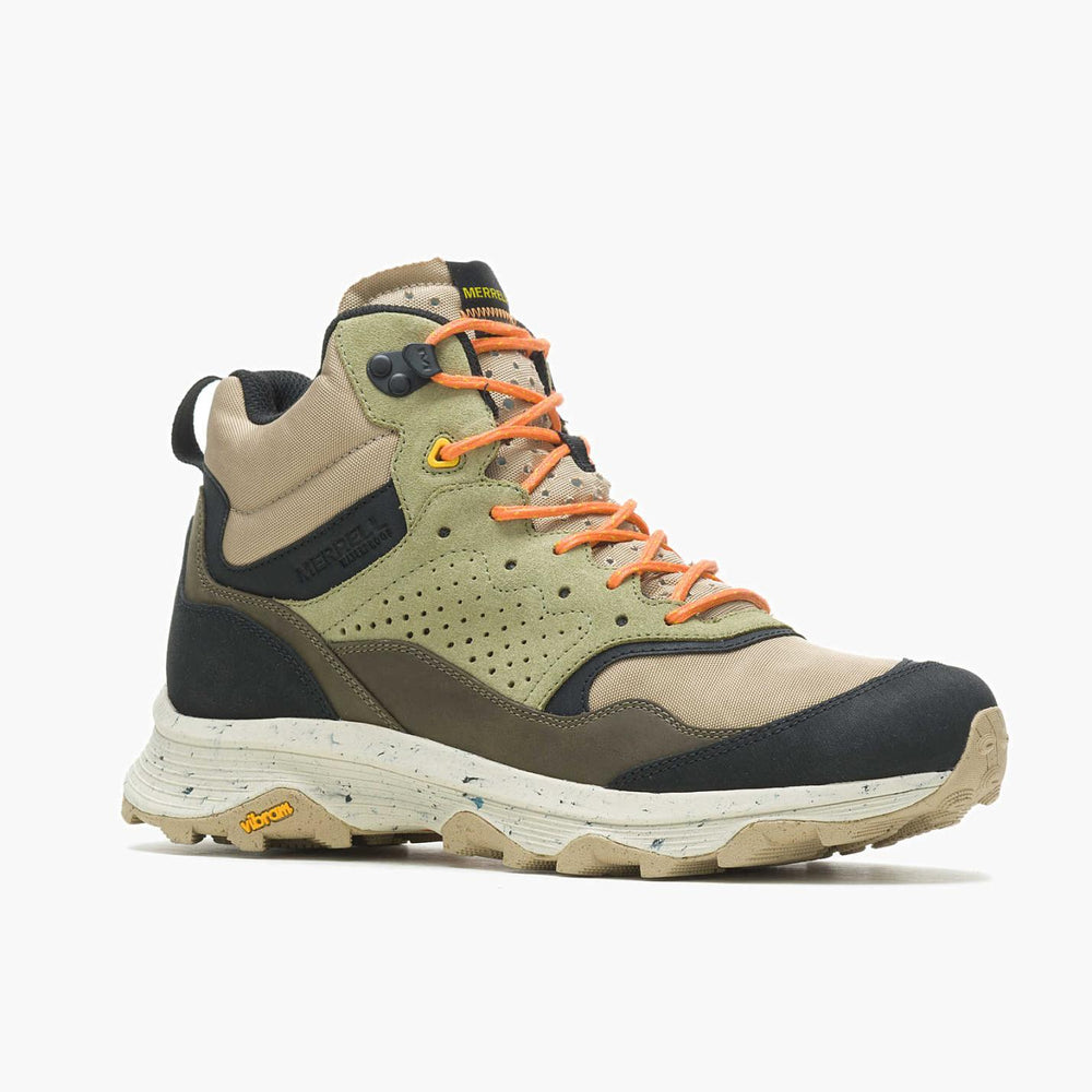 Men Speed Solo Mid Waterproof Clay/olive | Merrell Boots