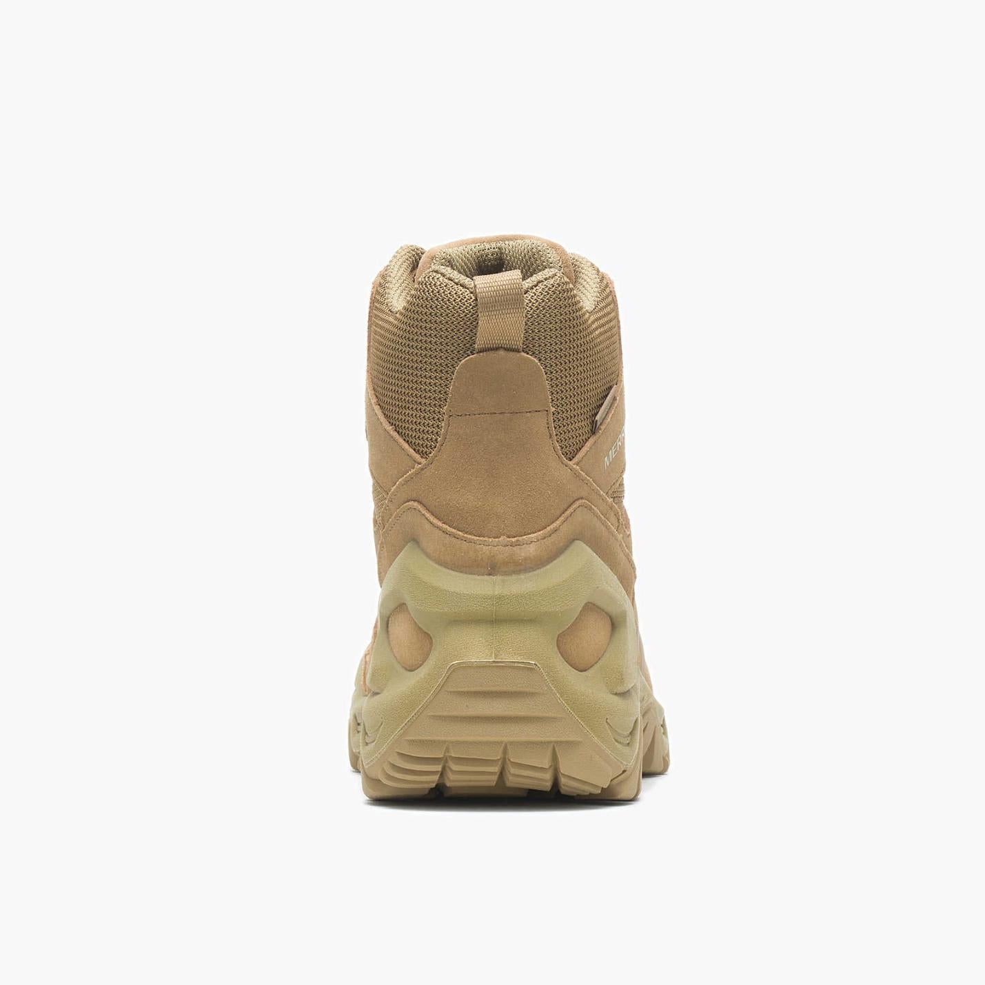 Men Strongfield Tactical 6" Waterproof Boot Dark Coyote | Merrell Boots