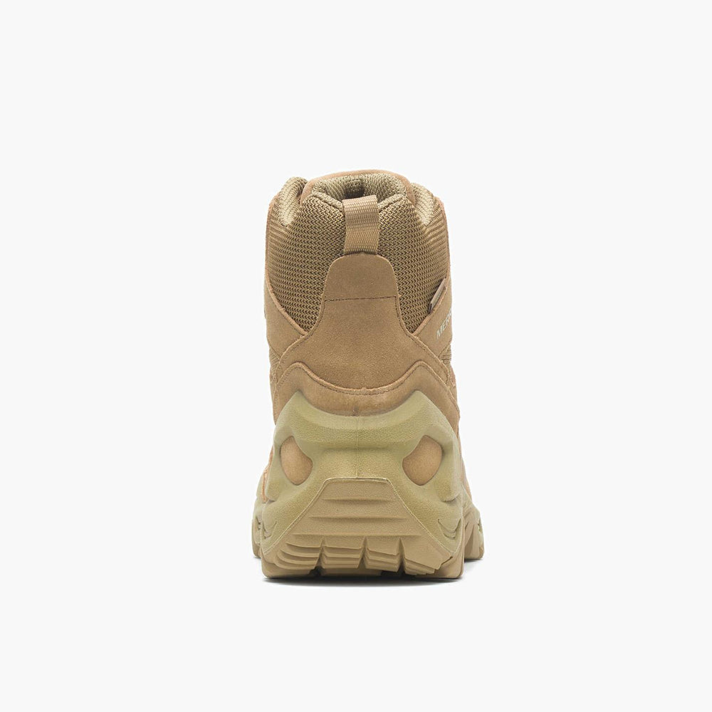 Men Strongfield Tactical 6" Waterproof Boot Dark Coyote | Merrell Boots