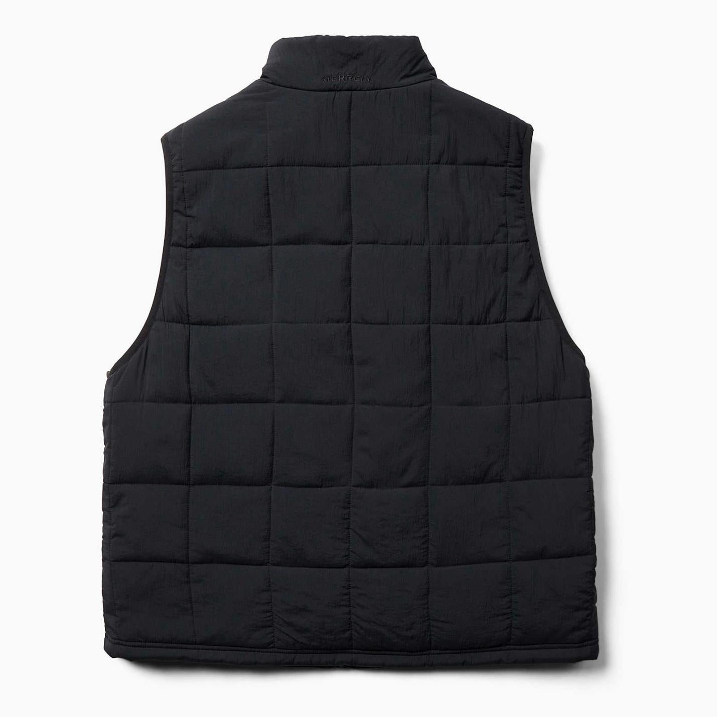 Men Terrain Insulated Vest Black | Merrell Outerwear