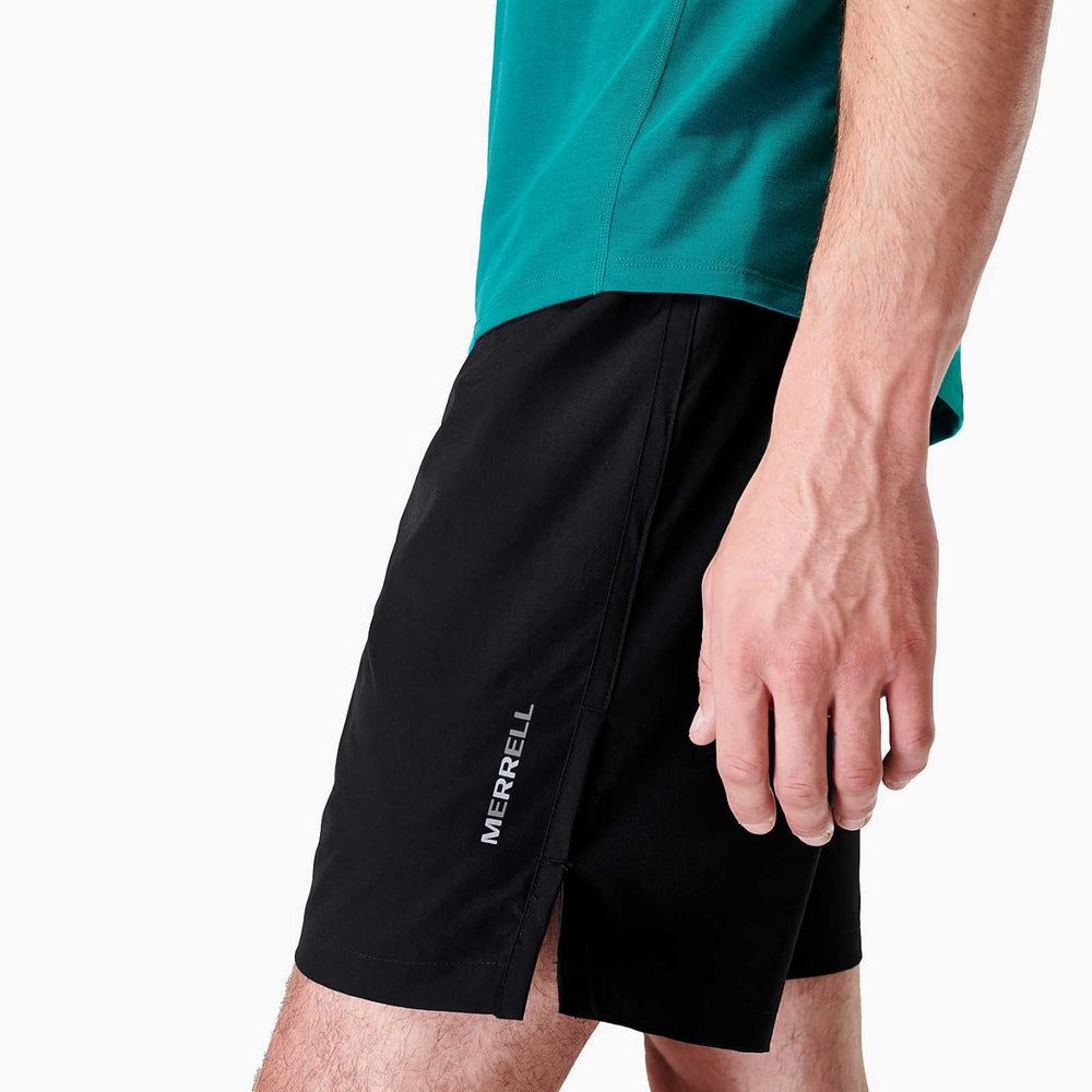Men Terrain Run Short Black | Merrell Bottoms