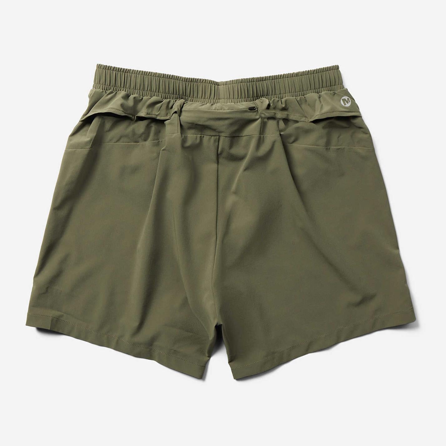 Men Trail Running Short Dusty Olive | Merrell Bottoms