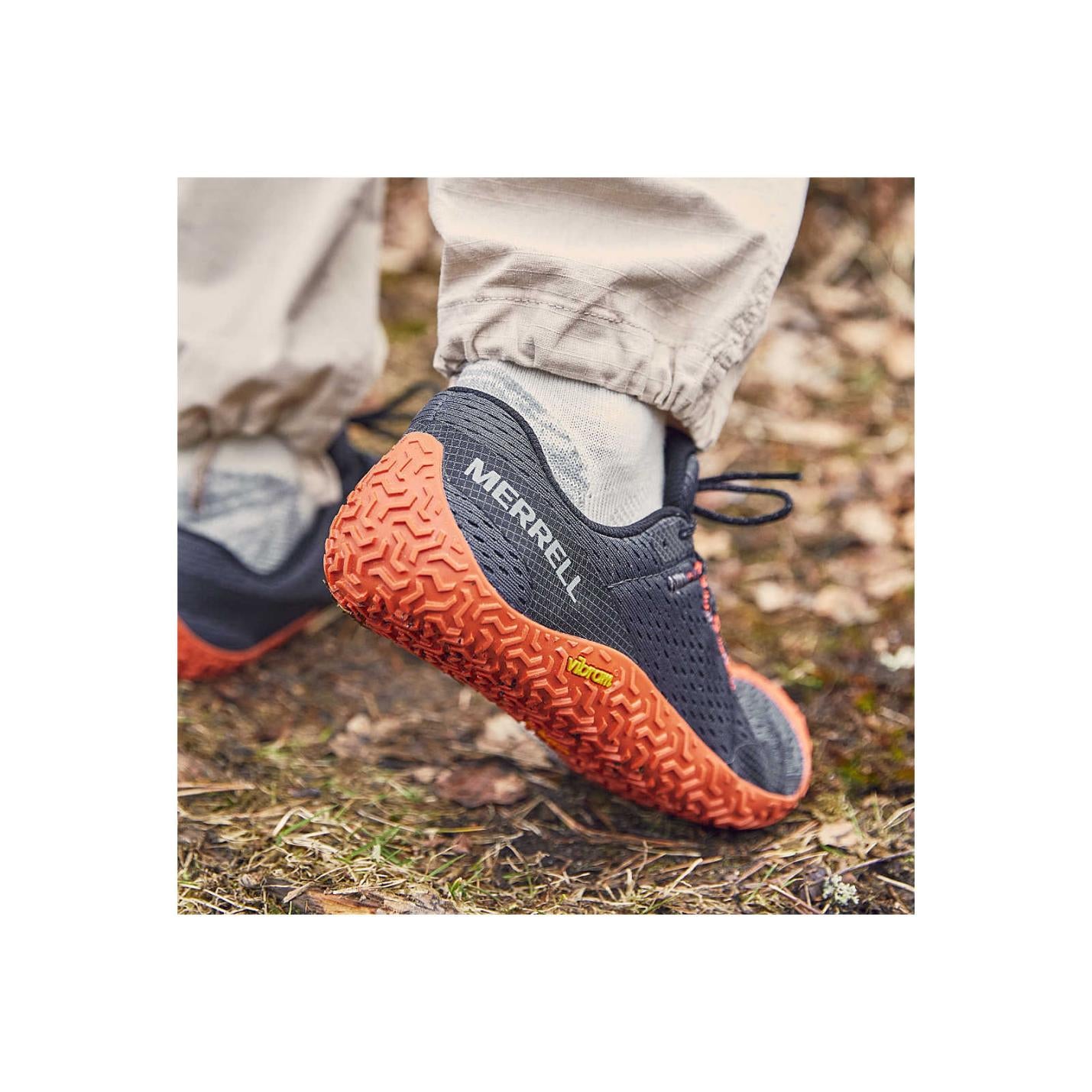 Men Vapor Glove 6 Granite/tangerine | Merrell Barefoot