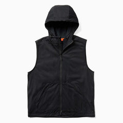 Men Whisper Hooded Vest Black | Merrell Tops
