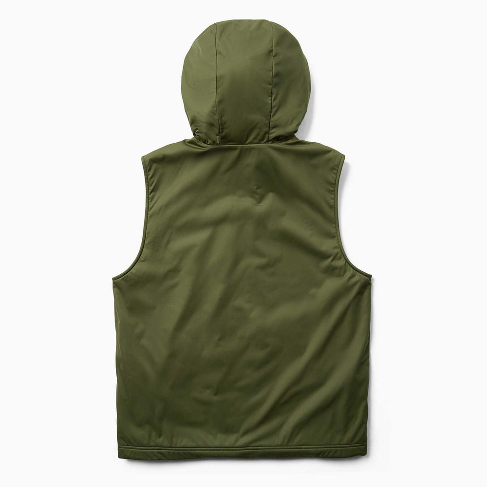 Men Whisper Hooded Vest Dusty Olive | Merrell Outerwear