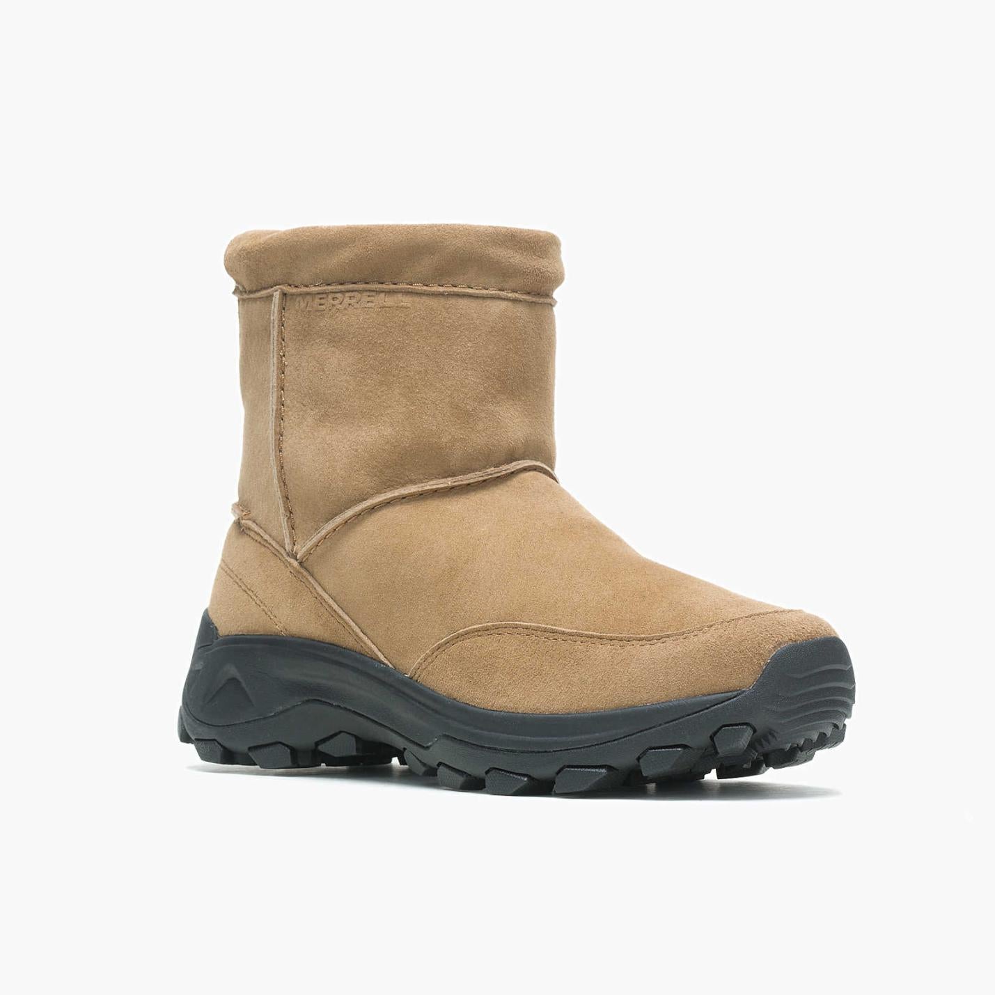 Men Winter Pull On Wide Width Camel | Merrell Winter Boots