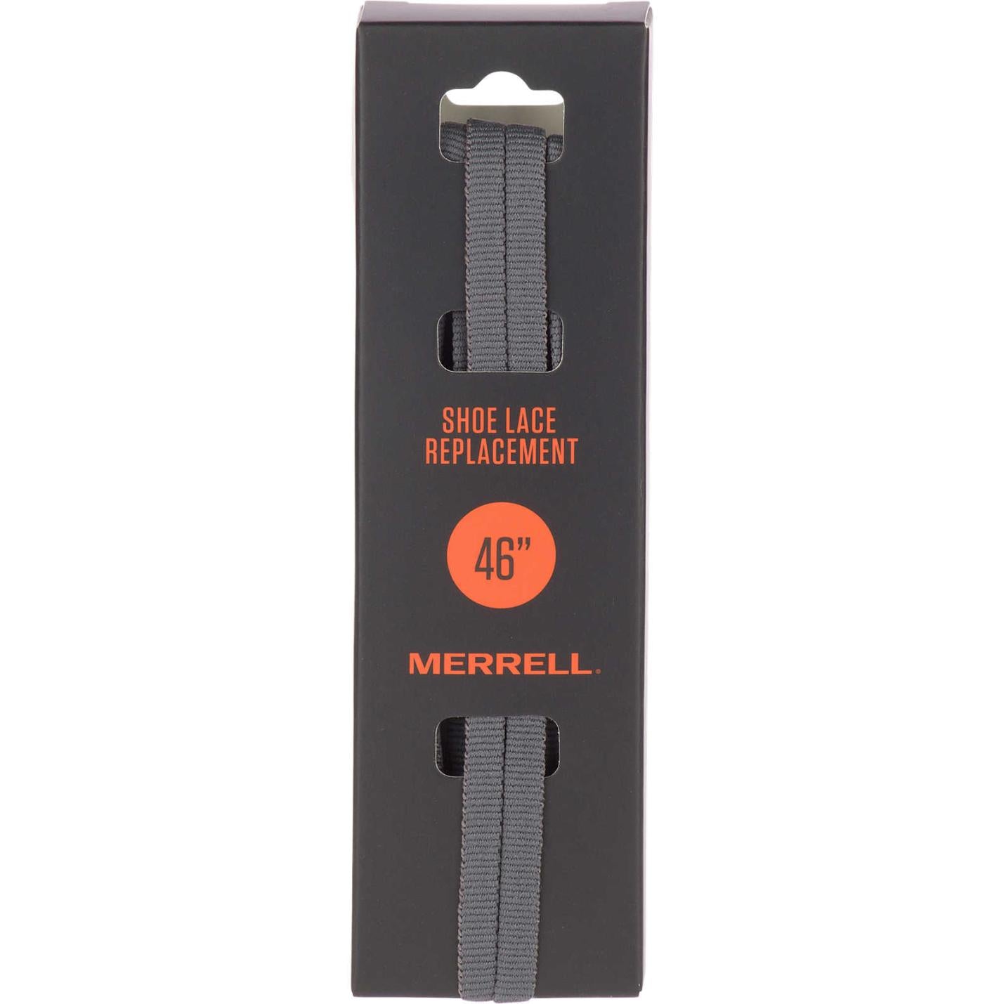 Men/Women Flat Shoe Laces Charcoal | Merrell Shoe Care