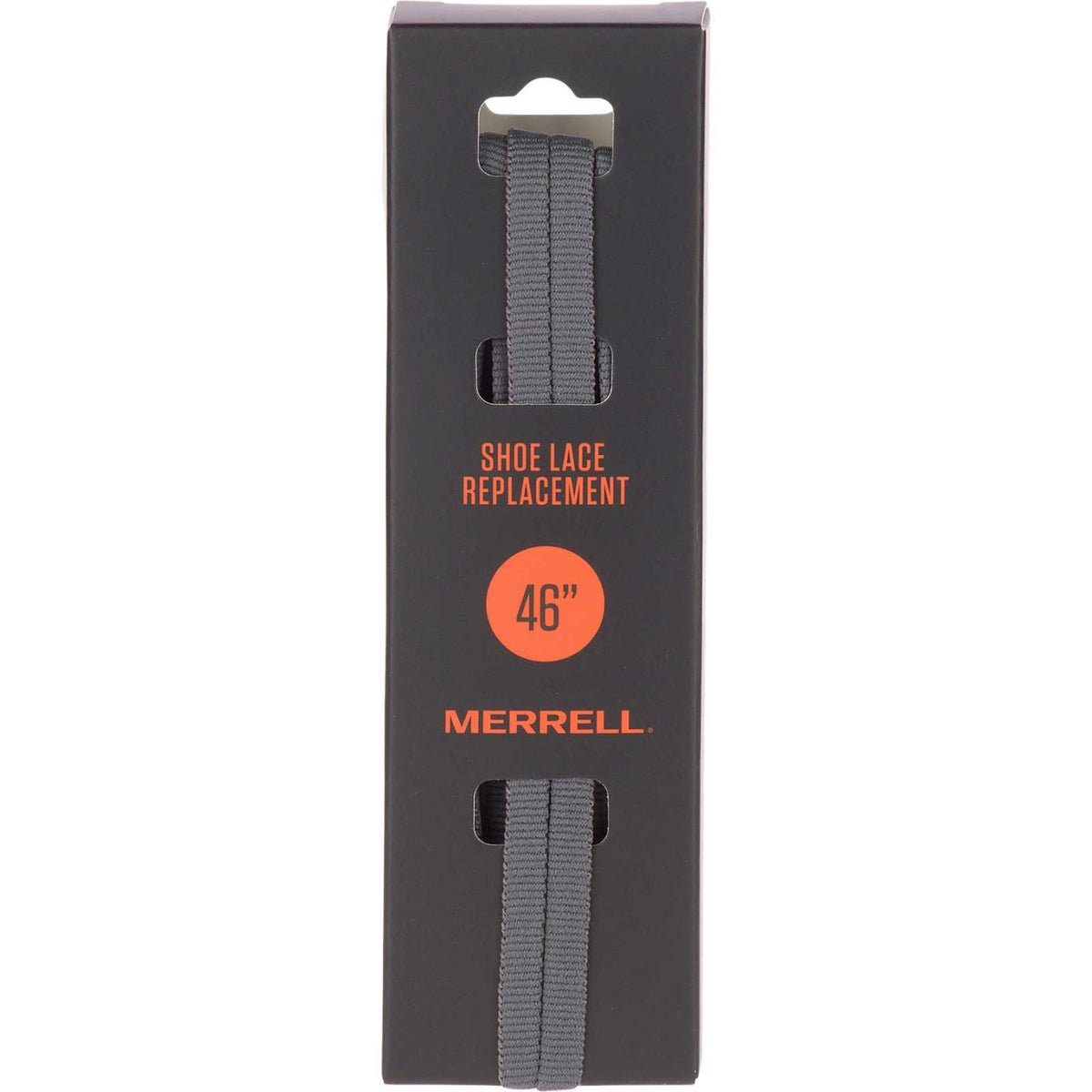 Men/Women Flat Shoe Laces Charcoal | Merrell Shoe Care