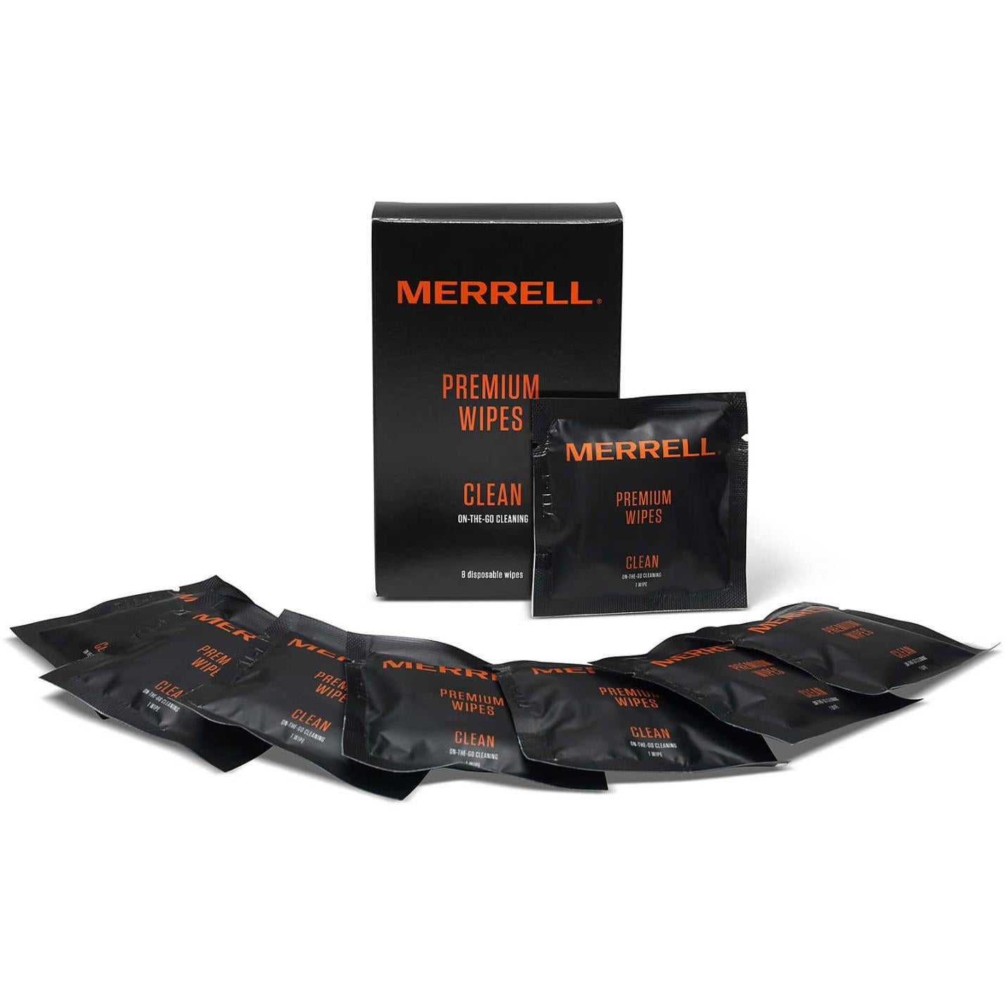 Men/Women Premium Wipes Black | Merrell Shoe Care
