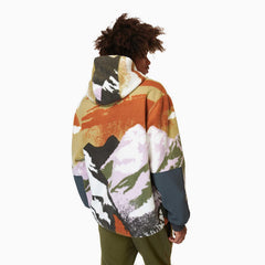 Men/Women Print Sherpa Hoody Grey Green Mountain | Merrell Tops