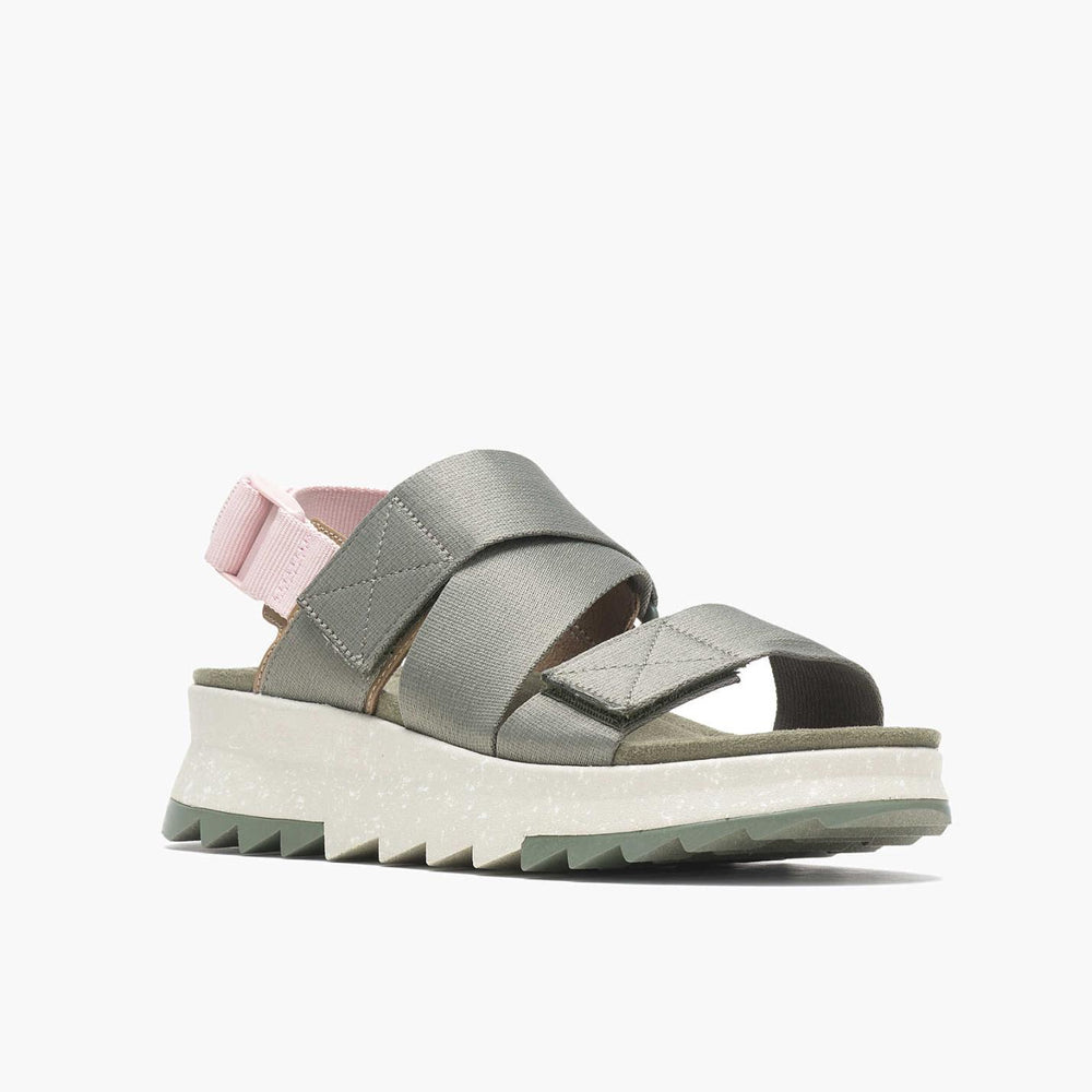 Women Alpine Cush Backstrap Lichen | Merrell Sandals