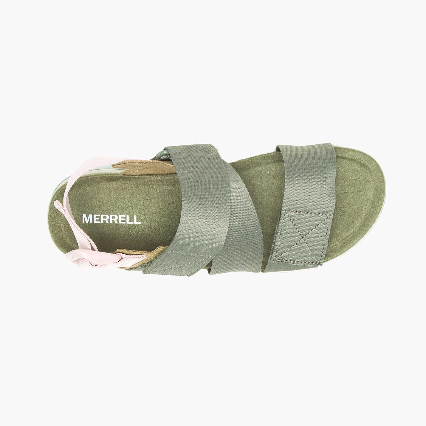Women Alpine Cush Backstrap Lichen | Merrell Sandals