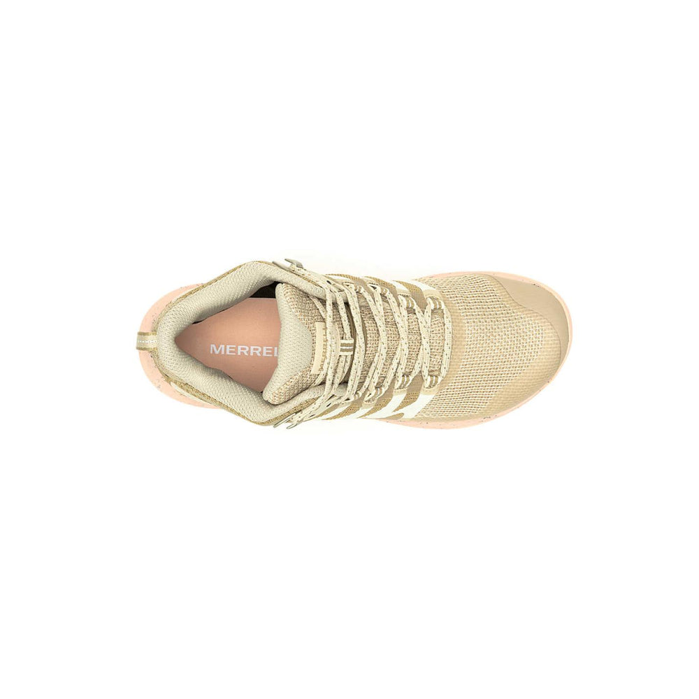 Women Antora 3 Mid Waterproof Khaki/peach | Merrell Sneakers