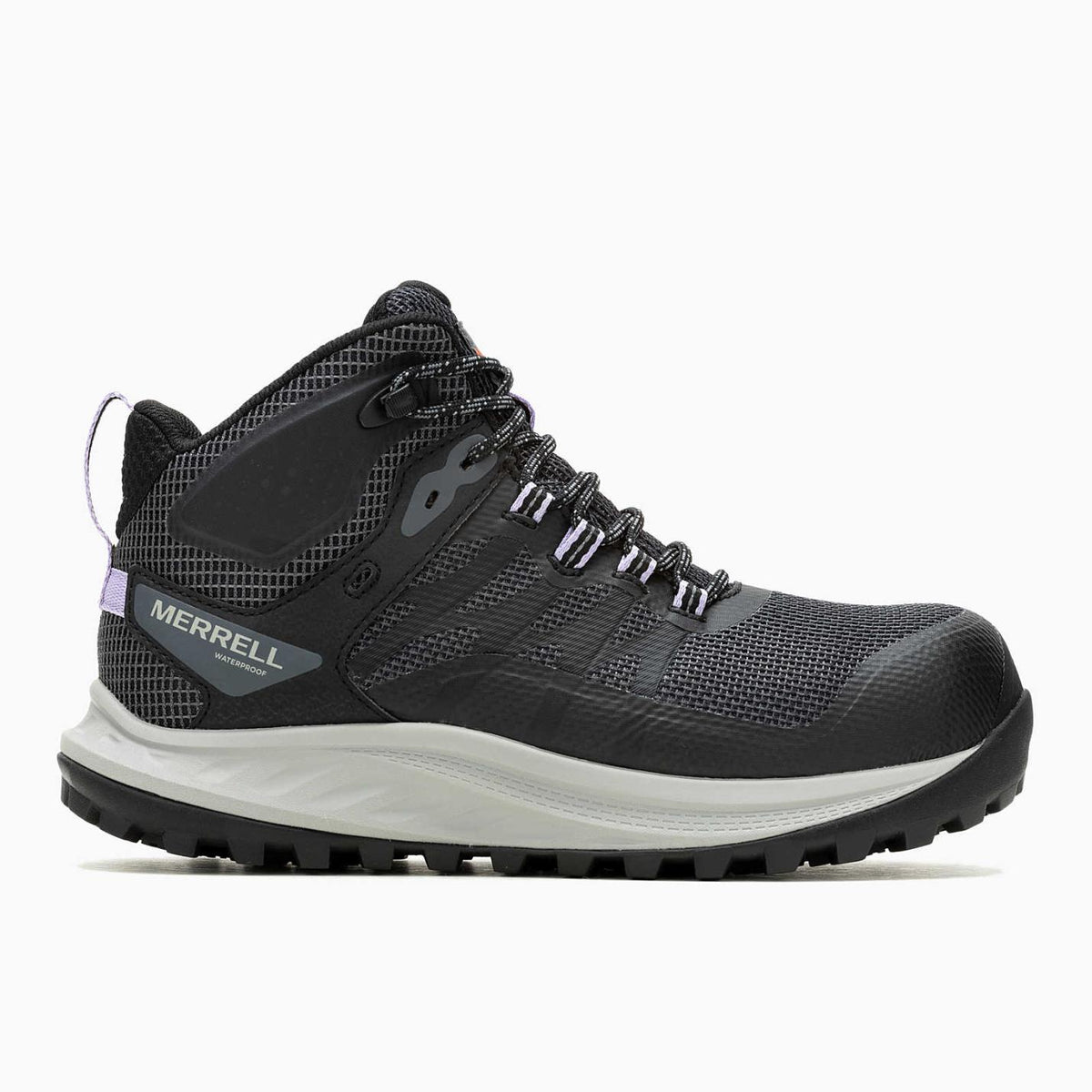 Women Antora Mid Waterproof Carbon Fiber Shoe Black | Merrell Boots