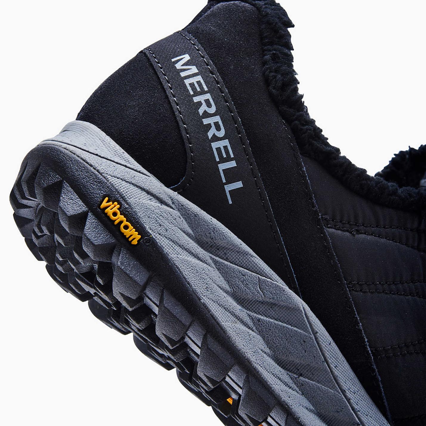 Women Antora Sneaker Moc Wide Width Black | Merrell Winter Boots