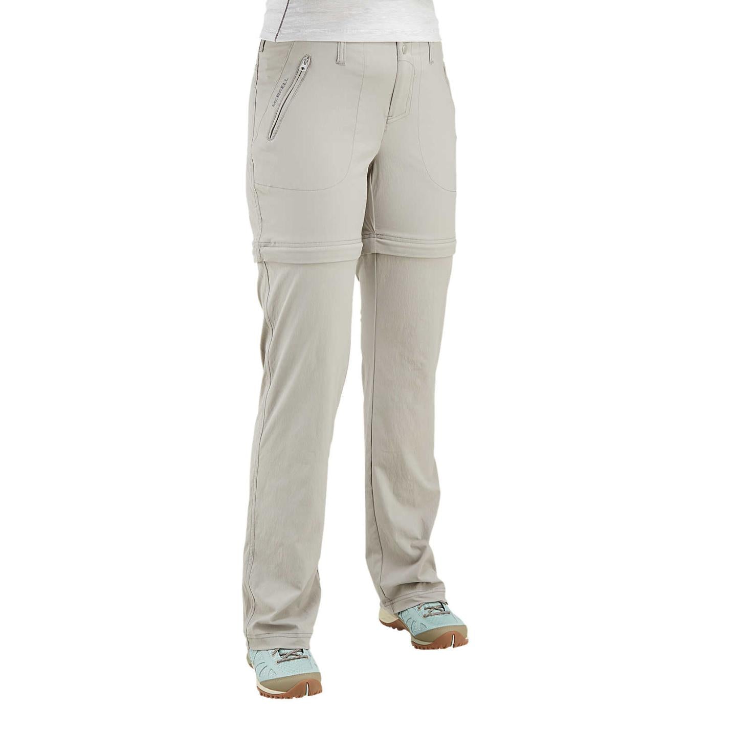 Women Belay Convertible Pant Steeple Grey | Merrell Bottoms