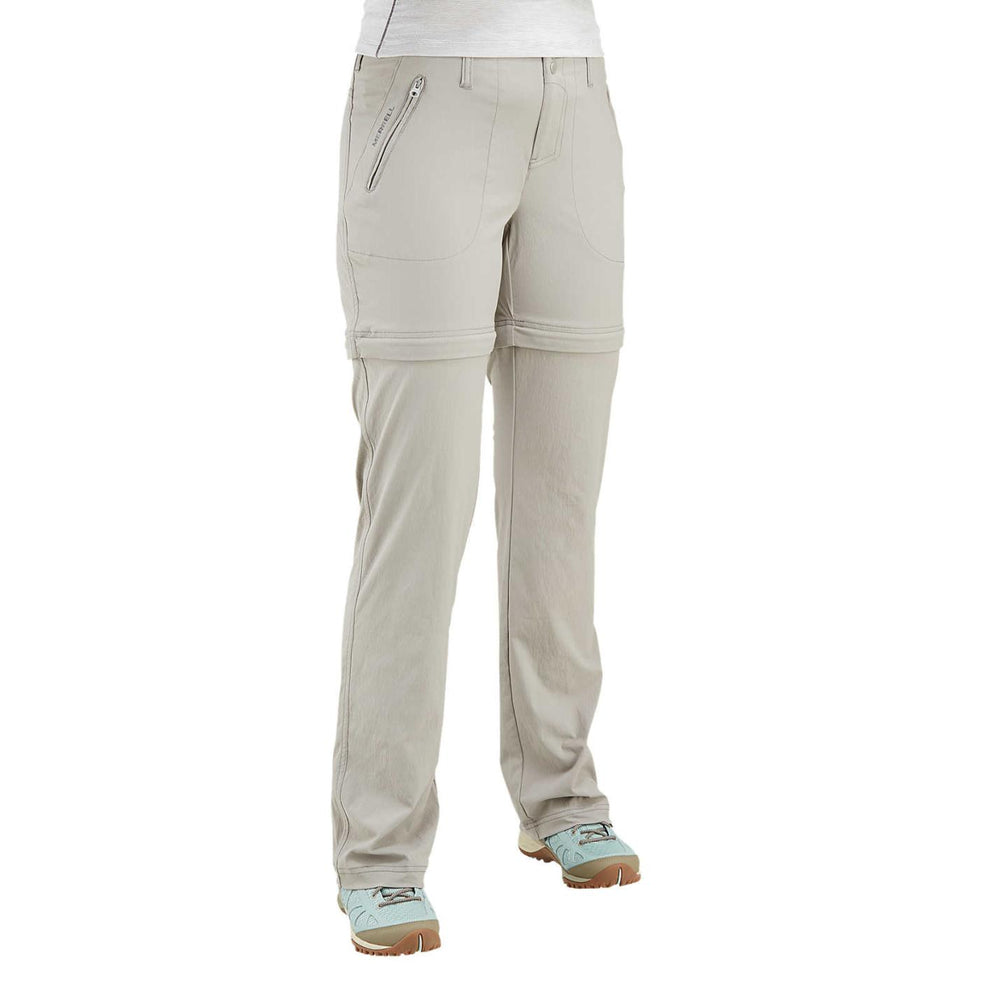 Women Belay Convertible Pant Steeple Grey | Merrell Bottoms