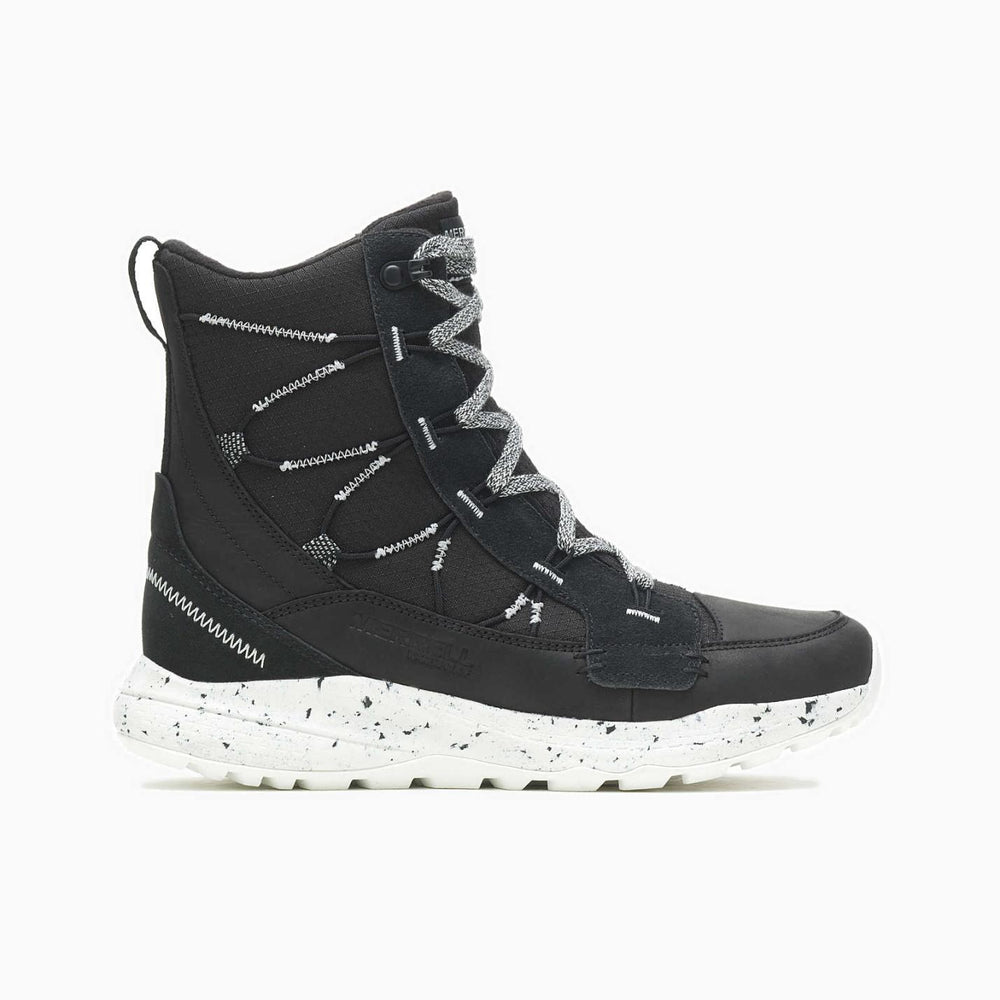 Women Bravada 2 Thermo Mid Waterproof Black/white | Merrell Winter Boots