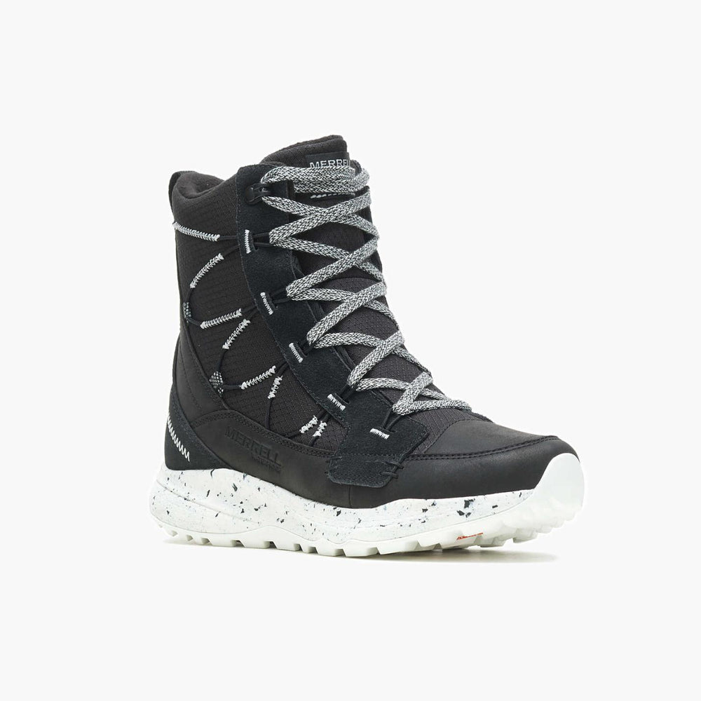 Women Bravada 2 Thermo Mid Waterproof Black/white | Merrell Winter Boots