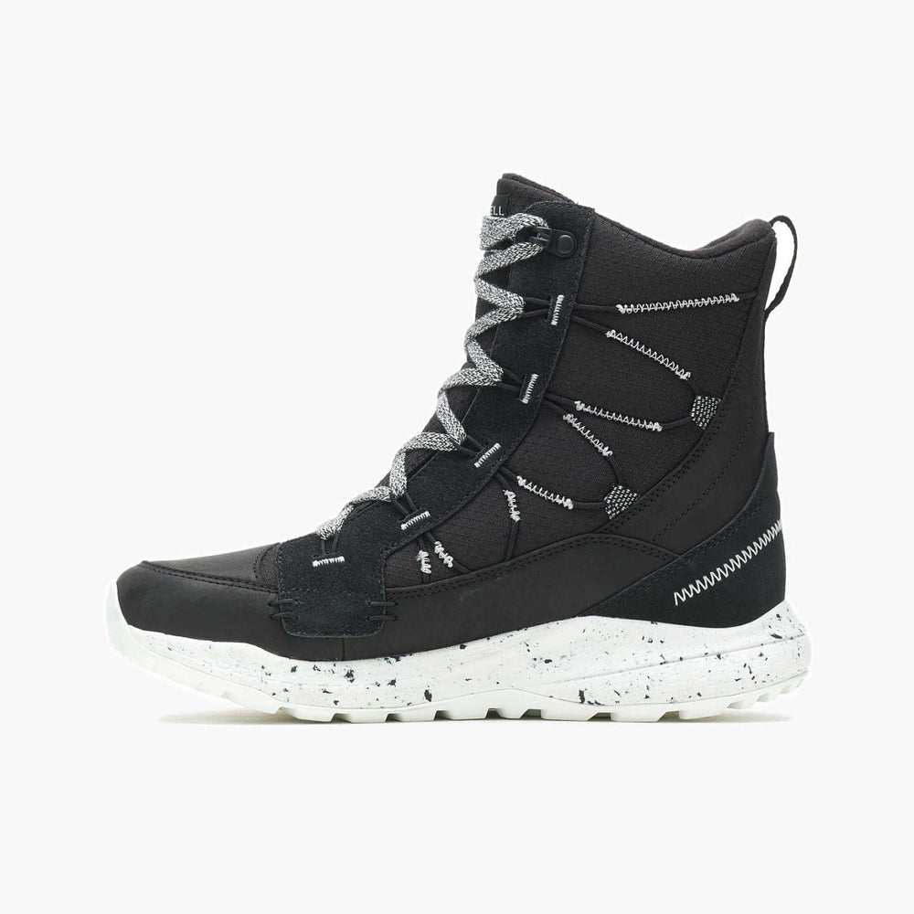 Women Bravada 2 Thermo Mid Waterproof Black/white | Merrell Winter Boots