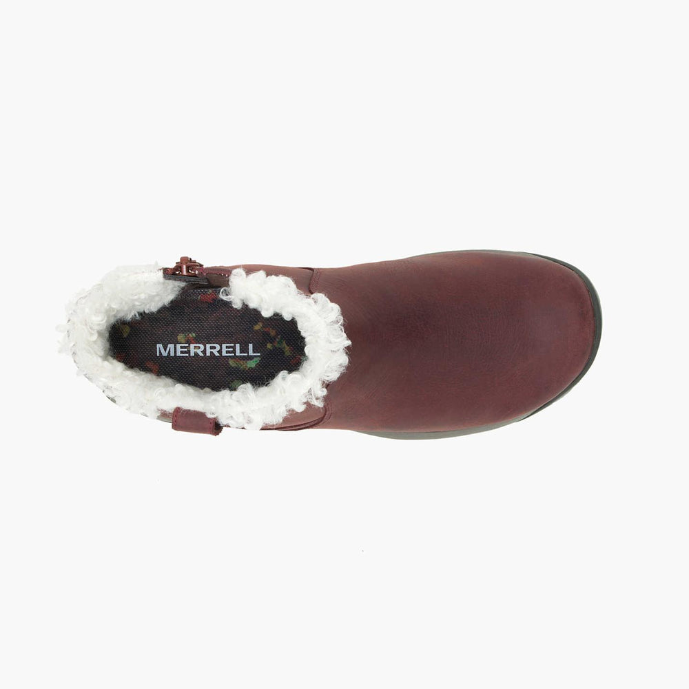 Women Encore 4 Bluff Zip Polar Waterproof Sable | Merrell Winter Boots